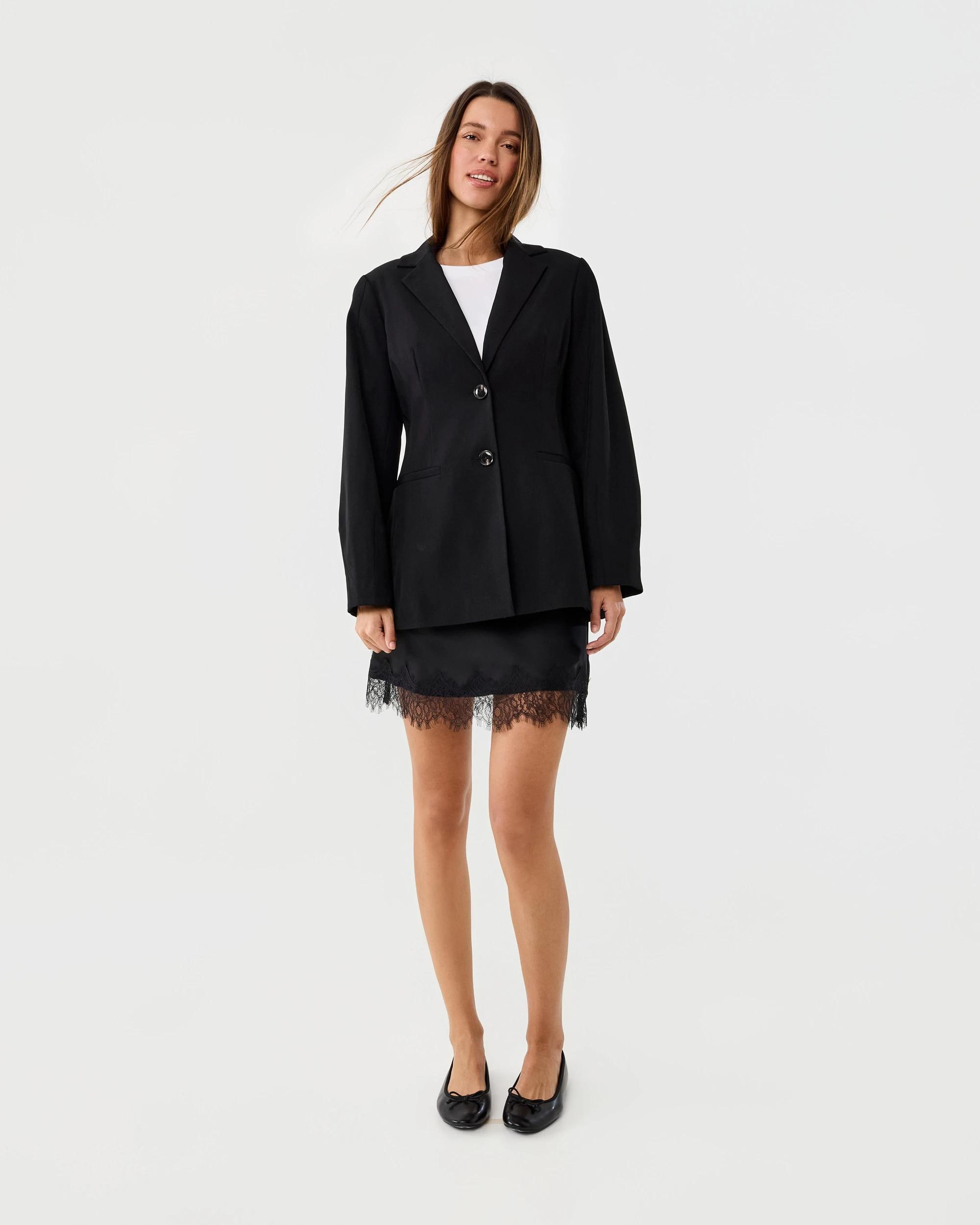2 Barrel Sleeve Blazer Black, 2 of 10