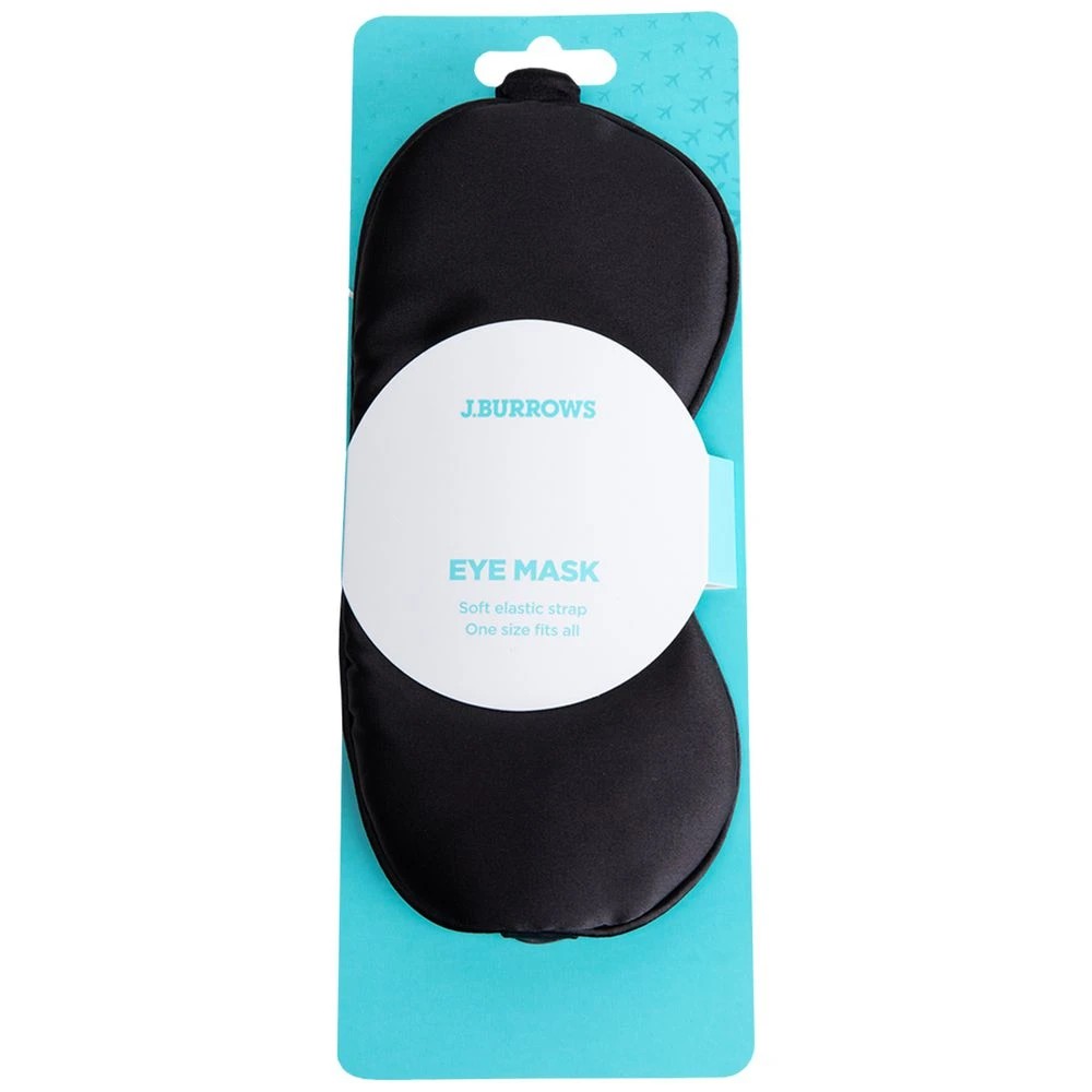 4 J.Burrows Satin Eye Mask Black, 4 of 4