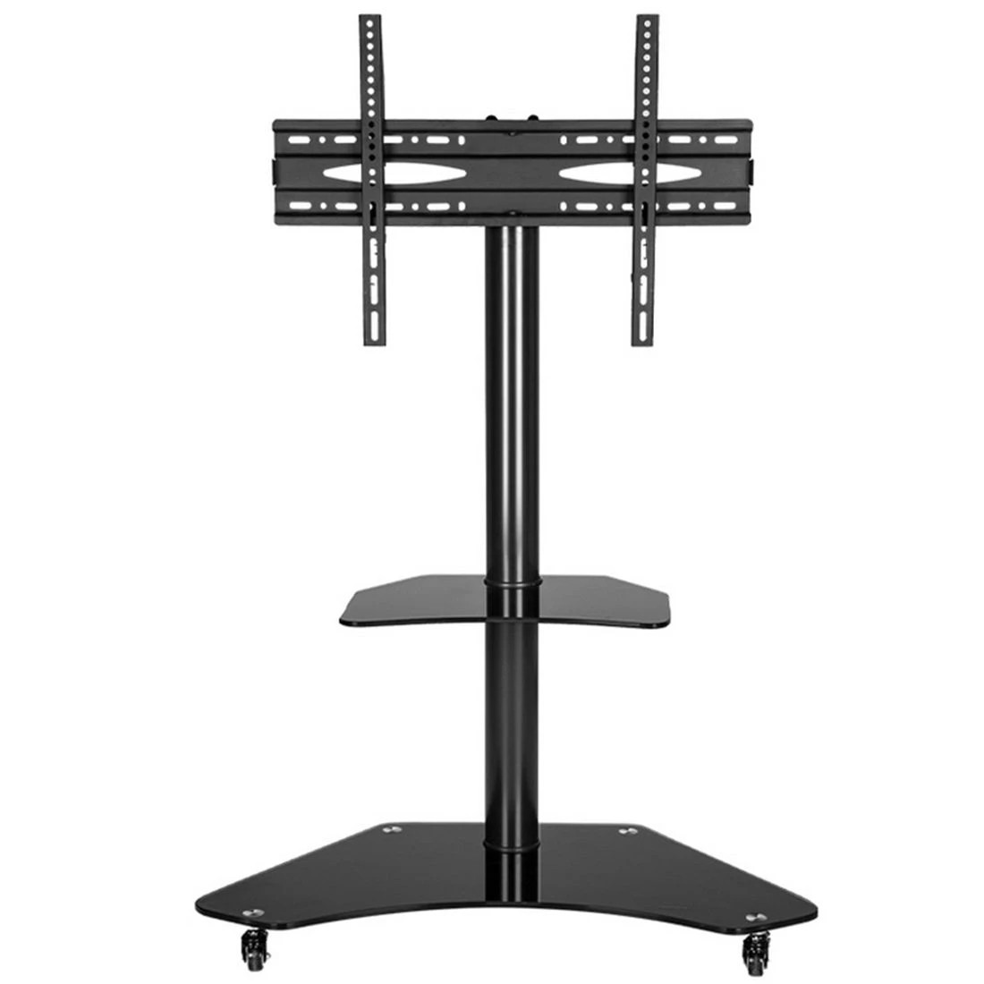 4 Artiss Mobile TV Stand for 32"-70" TVs Mount Bracket Portable Solid Trolley Cart - Black, 4 of 8