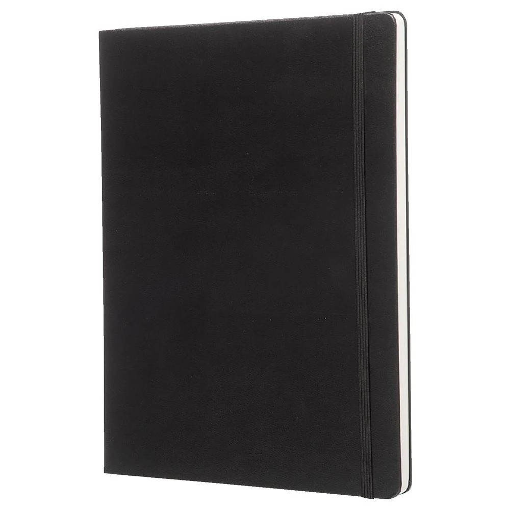 2 Moleskine Hardcover Plain XL 192pg Notebook Black, 2 of 6