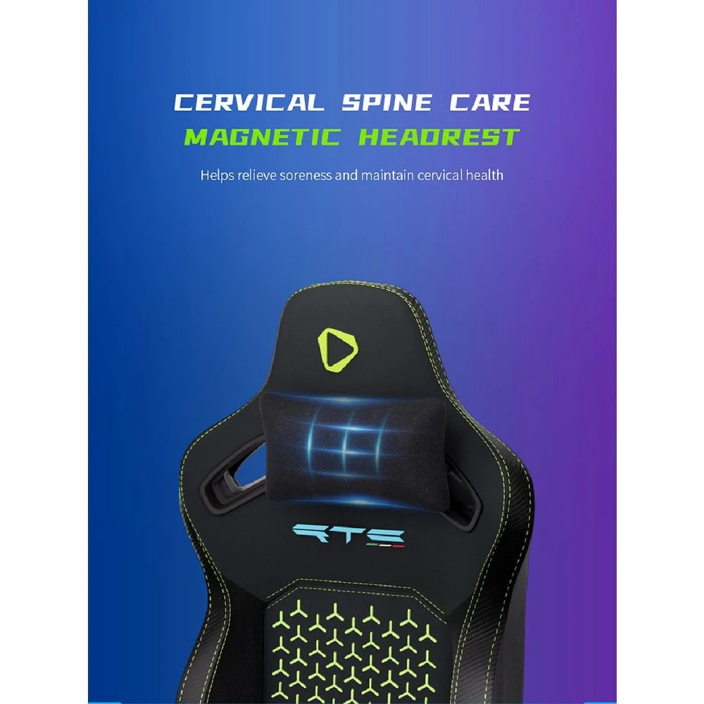 9 ONEX RTC Giant Alcantara Gaming Chair Blue Gaming Chairs, 9 of 10