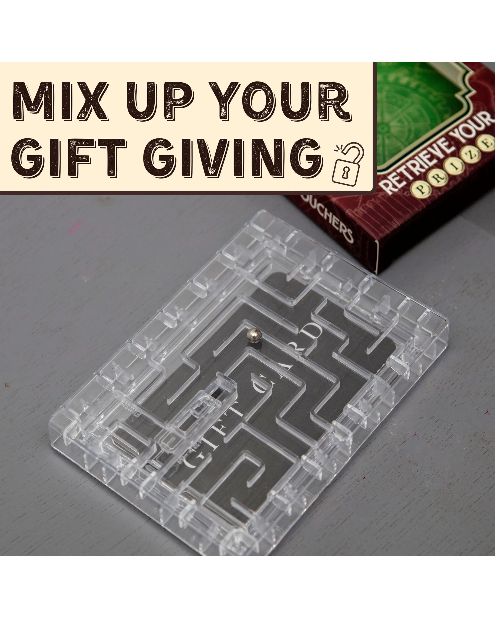 3 Boxer Gifts Gift Card Escape Maze Puzzle Game, 3 of 6