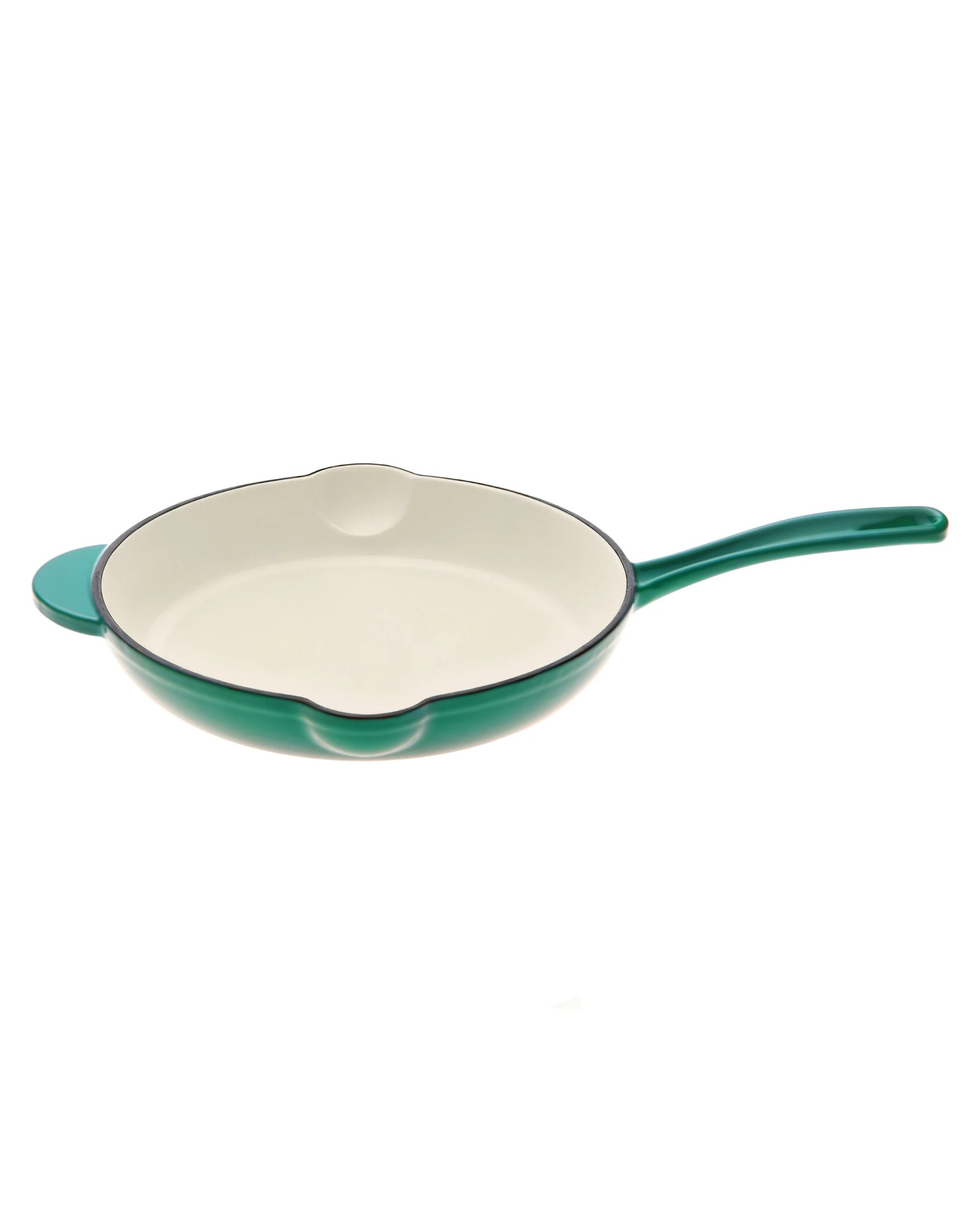 2 Gourmet Kitchen Enamelled Cast Iron Fry Pan 26cm - Eden Green, 2 of 8