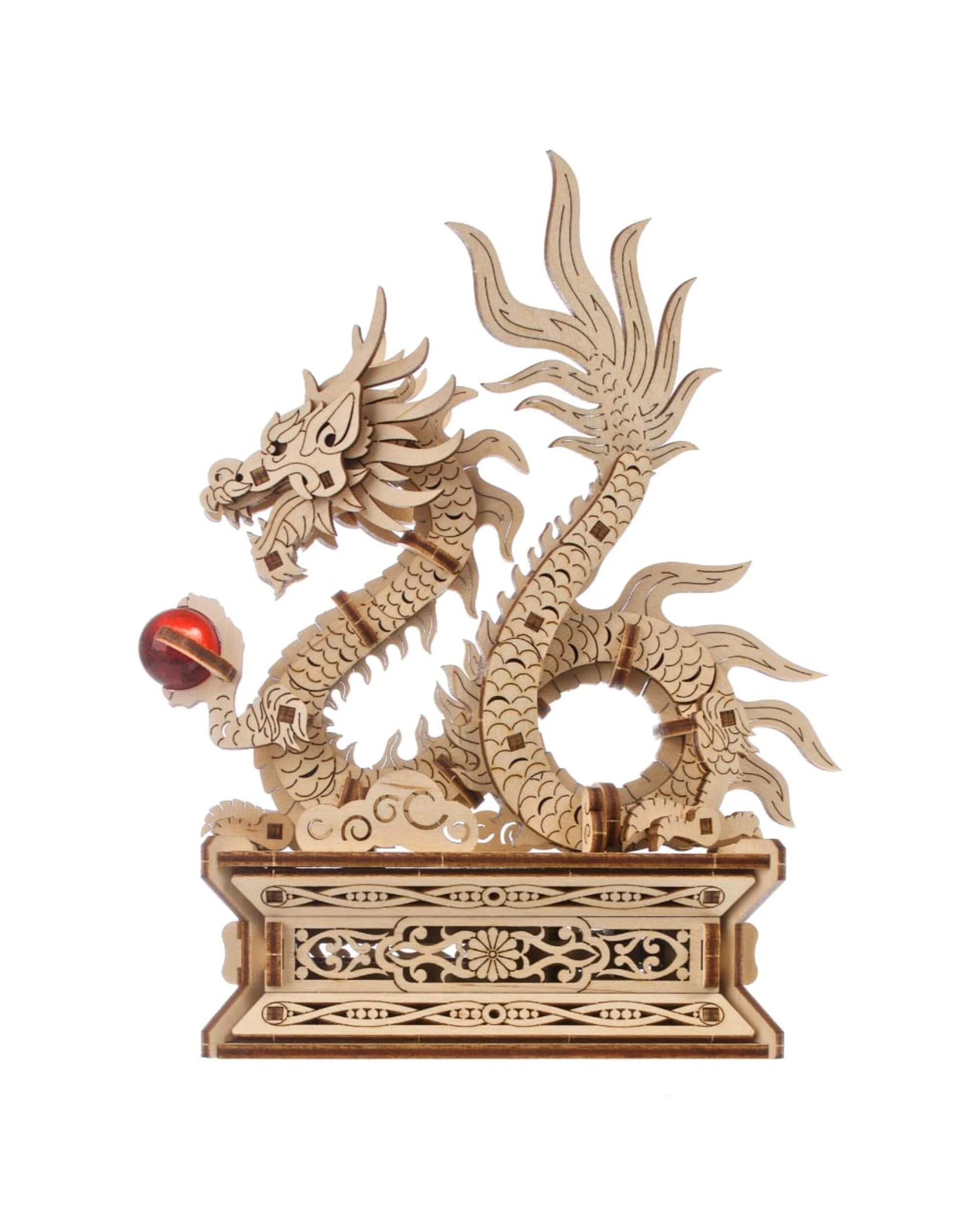 3 UGears Wooden Dragon Model Kit, 3 of 6