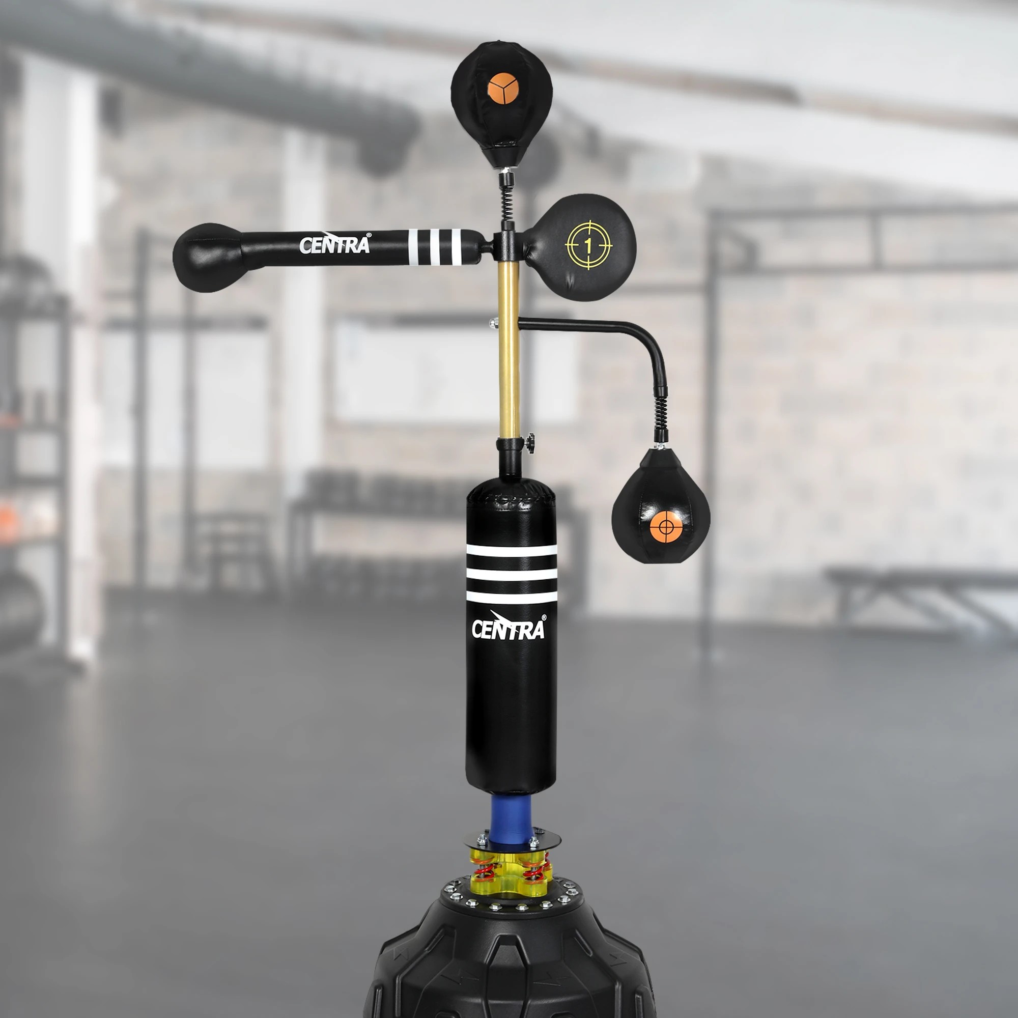 8 Centra Boxing Speed Ball Free Standing Punching Bag Reflect Reaction Training, 8 of 8