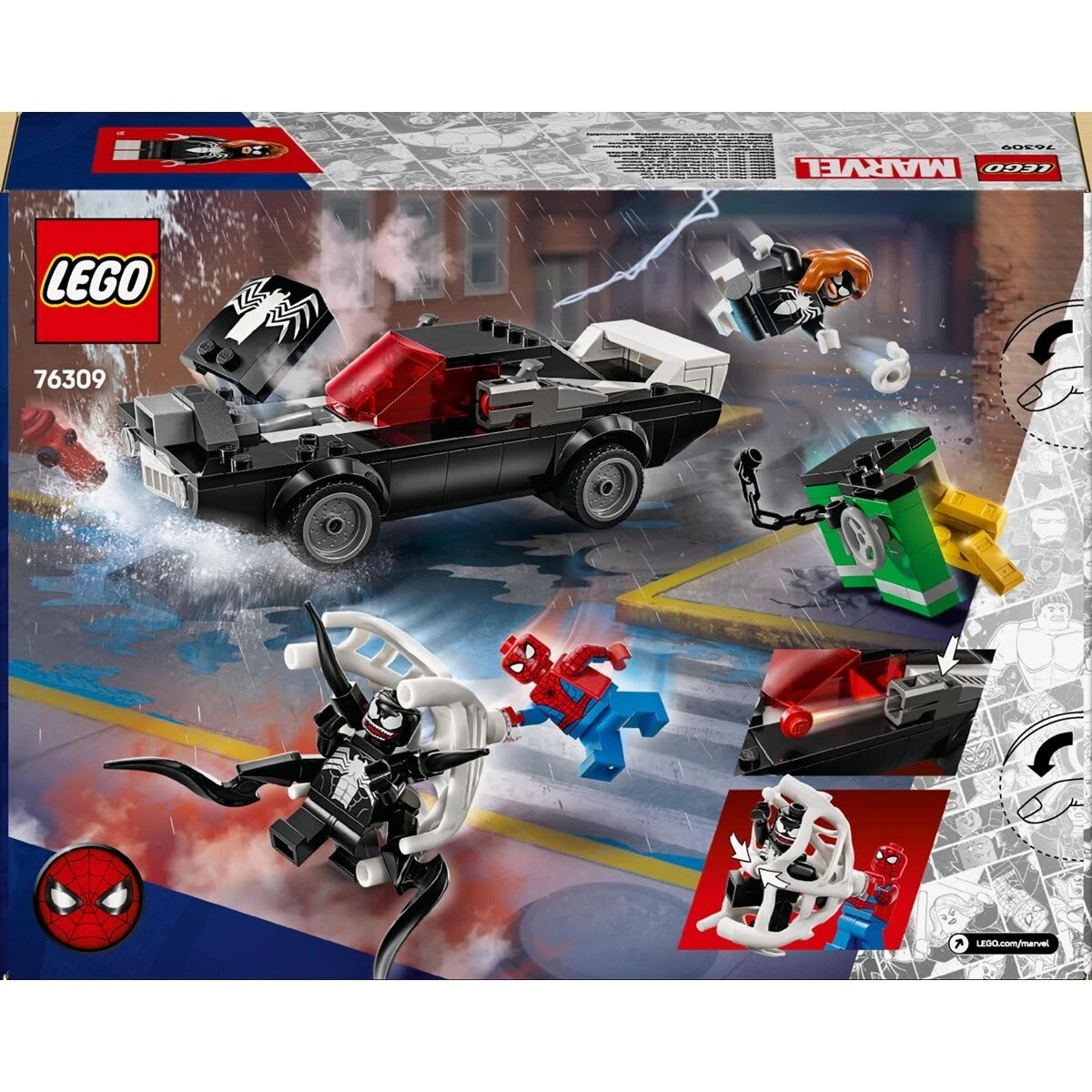 9 LEGO Marvel Spider-Man vs. Venom Muscle Car 76309, 9 of 9