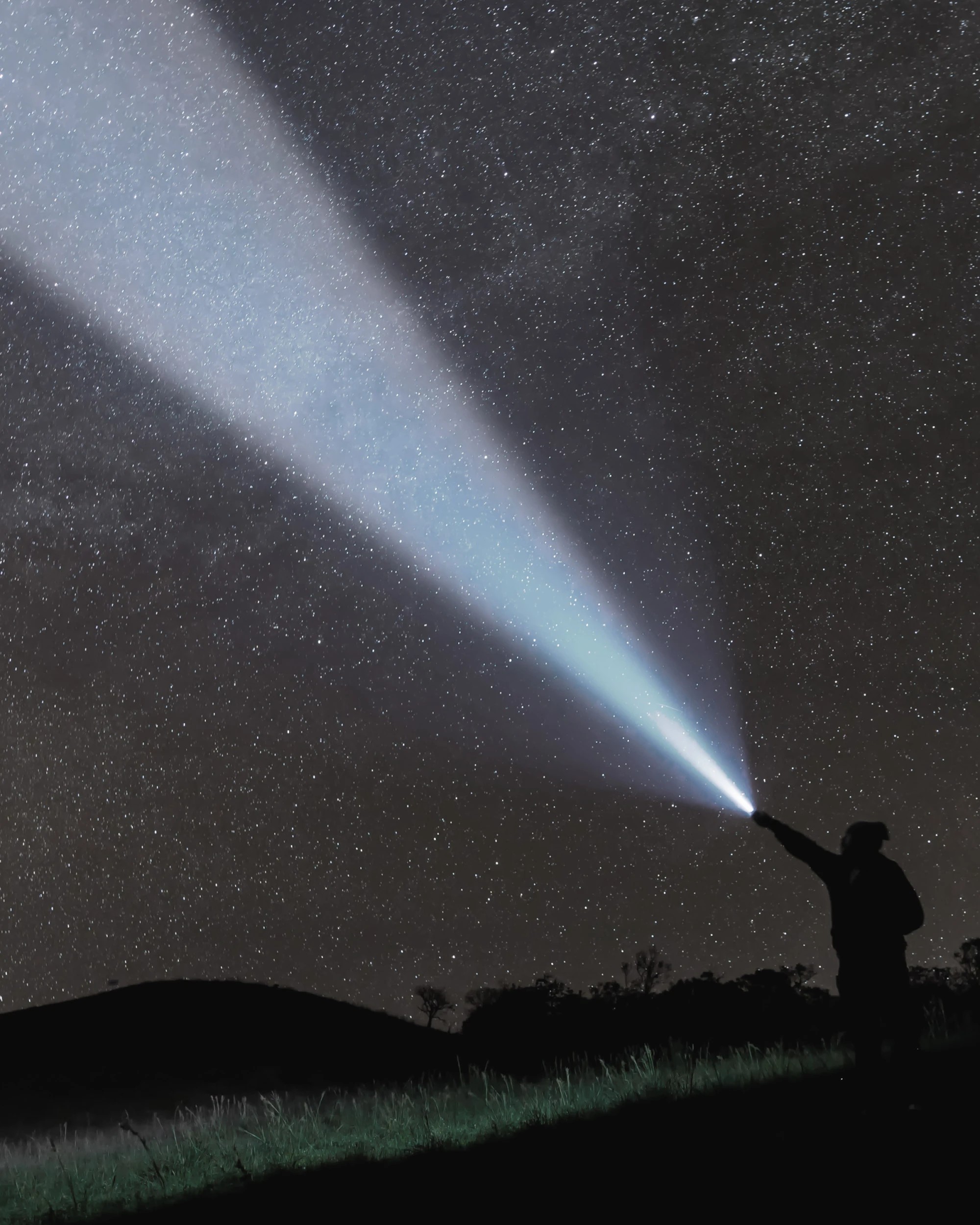 3 Star Patrol Mega-Bright Rechargeable Spotlight Flashlight and Floodlight, 3 of 8