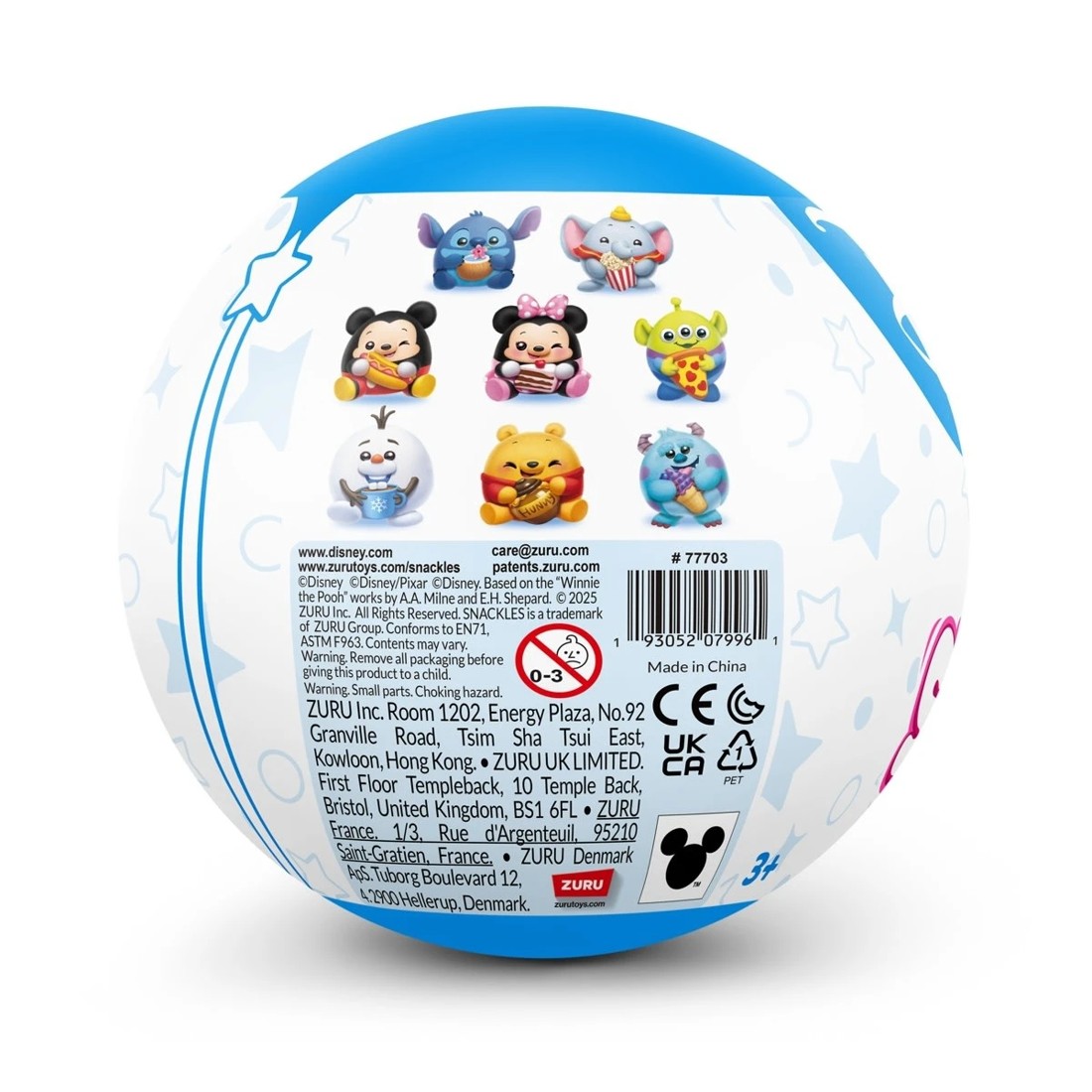 8 13cm Disney Zuru Snackles Plush Toy - Assorted, 8 of 8