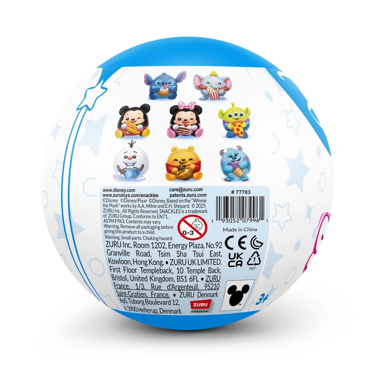 8 13cm Disney Zuru Snackles Plush Toy - Assorted, 8 of 8