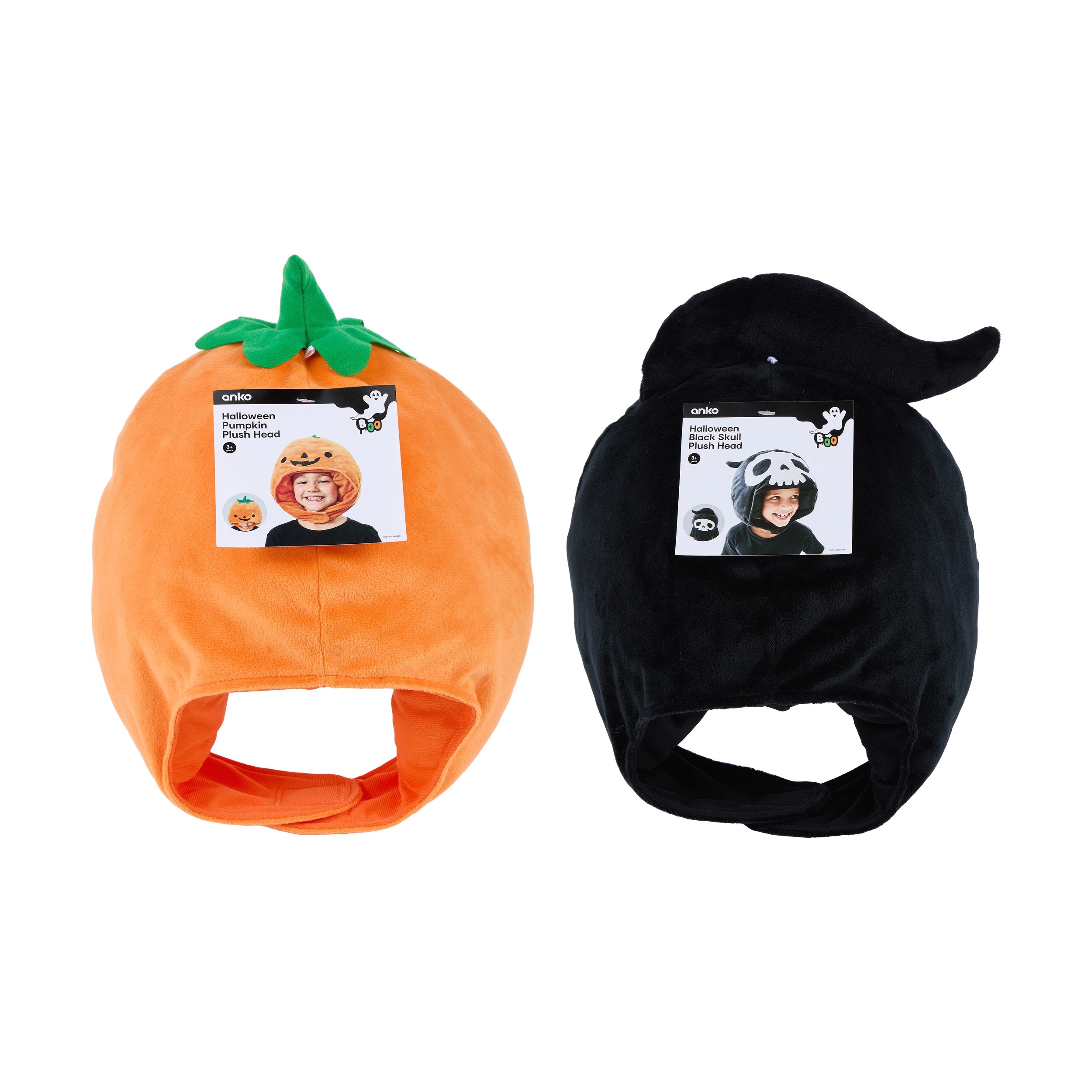 8 Halloween Plush Head - Ages 3+, Assorted, 8 of 8