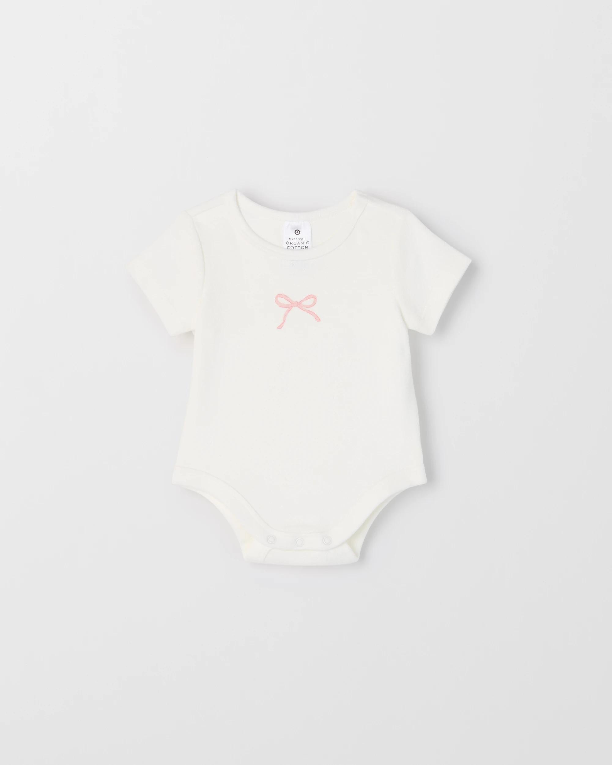2 Target Baby Organic Cotton Pointelle Starter Set RAINBOW FLORAL, 2 of 4