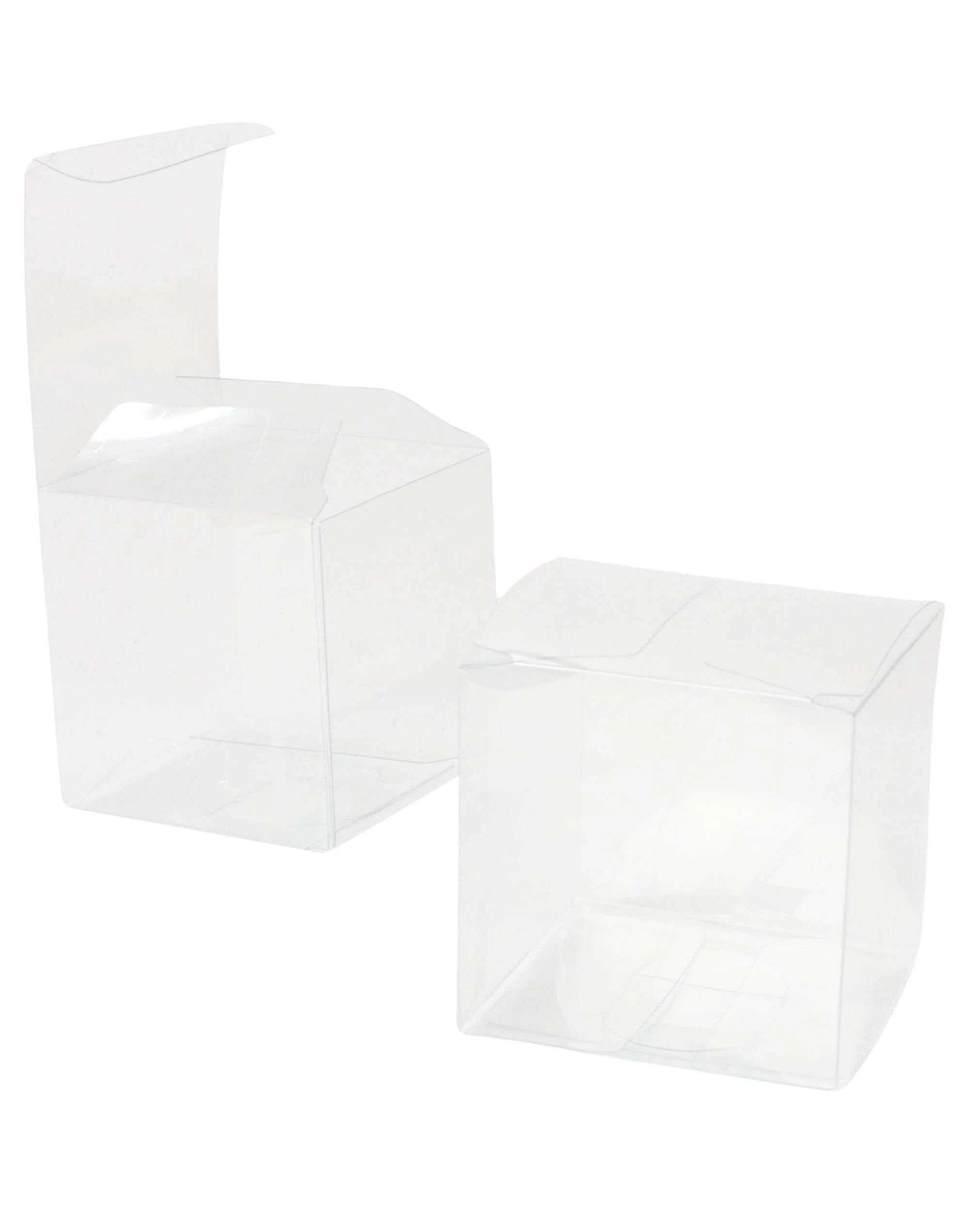 1 Party Maker Small Gift Boxes 6cm Pack of 12 - Clear, 1 of 4