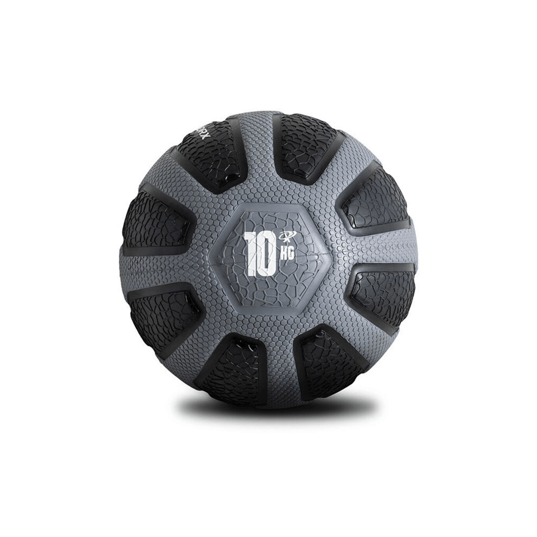 1 BODYWORX Medicine Ball 10kg Rubber Home Gym Core Strength Training Equipment - Multi, 1 of 2