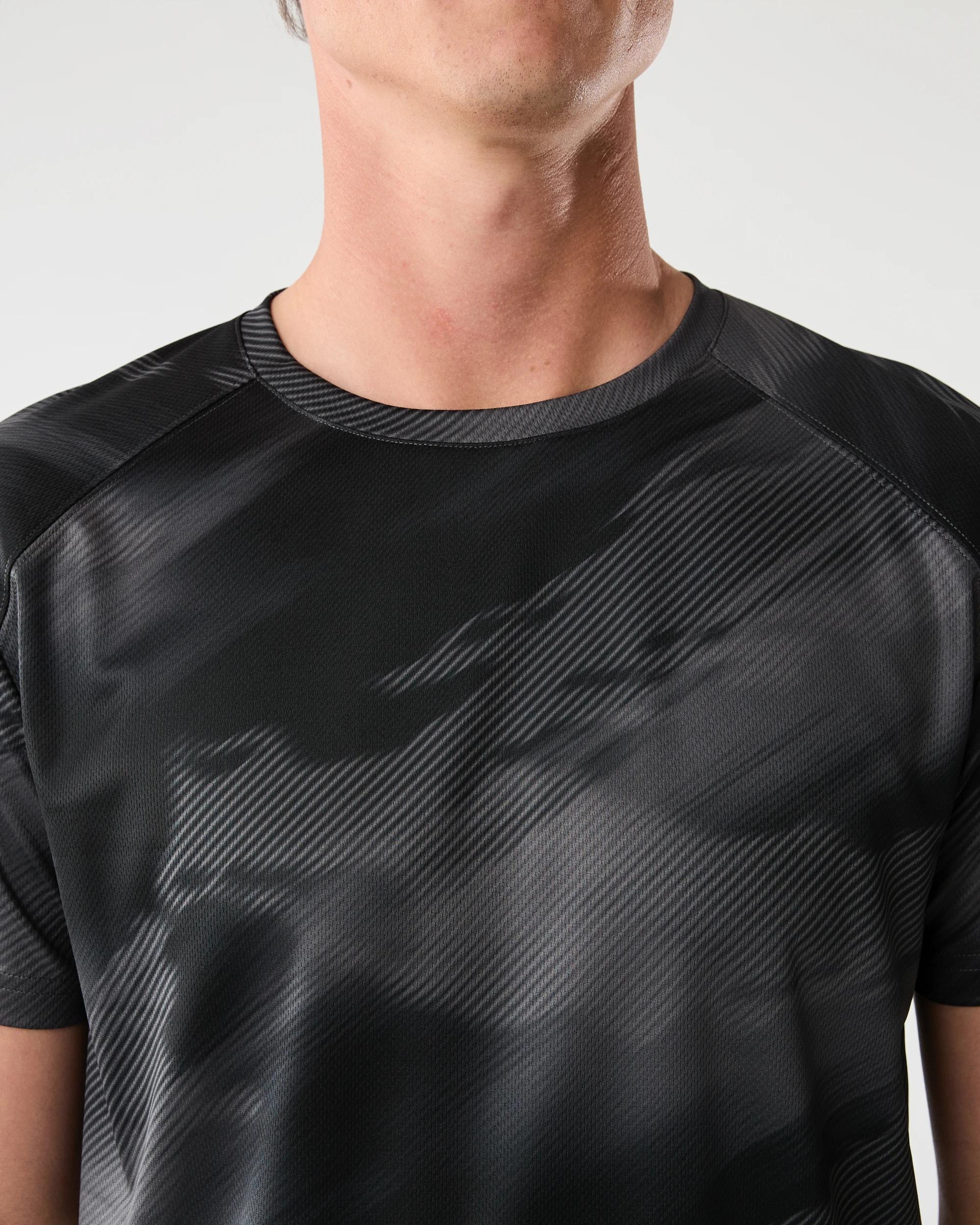 5 Active Mens Printed T-shirt Blaze Blk, 5 of 6