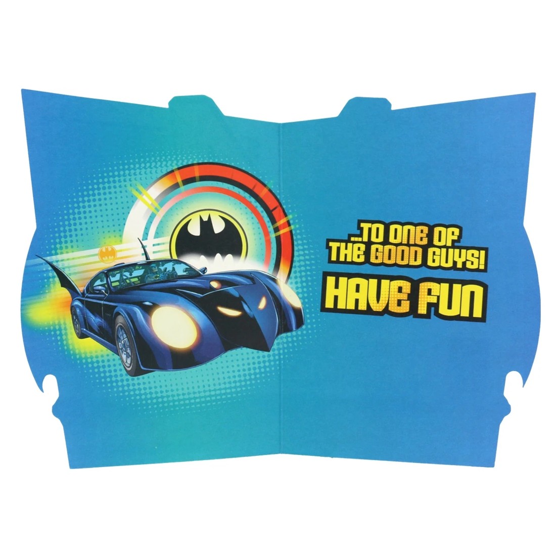 2 Connections from Hallmark DC Comics Batman 4th Birthday Card - One of the Good Guys, 2 of 3