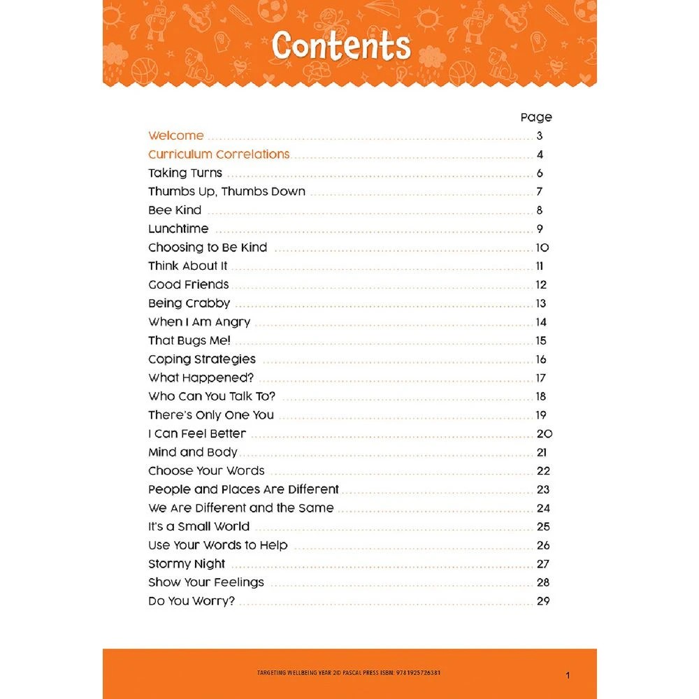 2 Targeting Wellbeing Year 2, 2 of 8