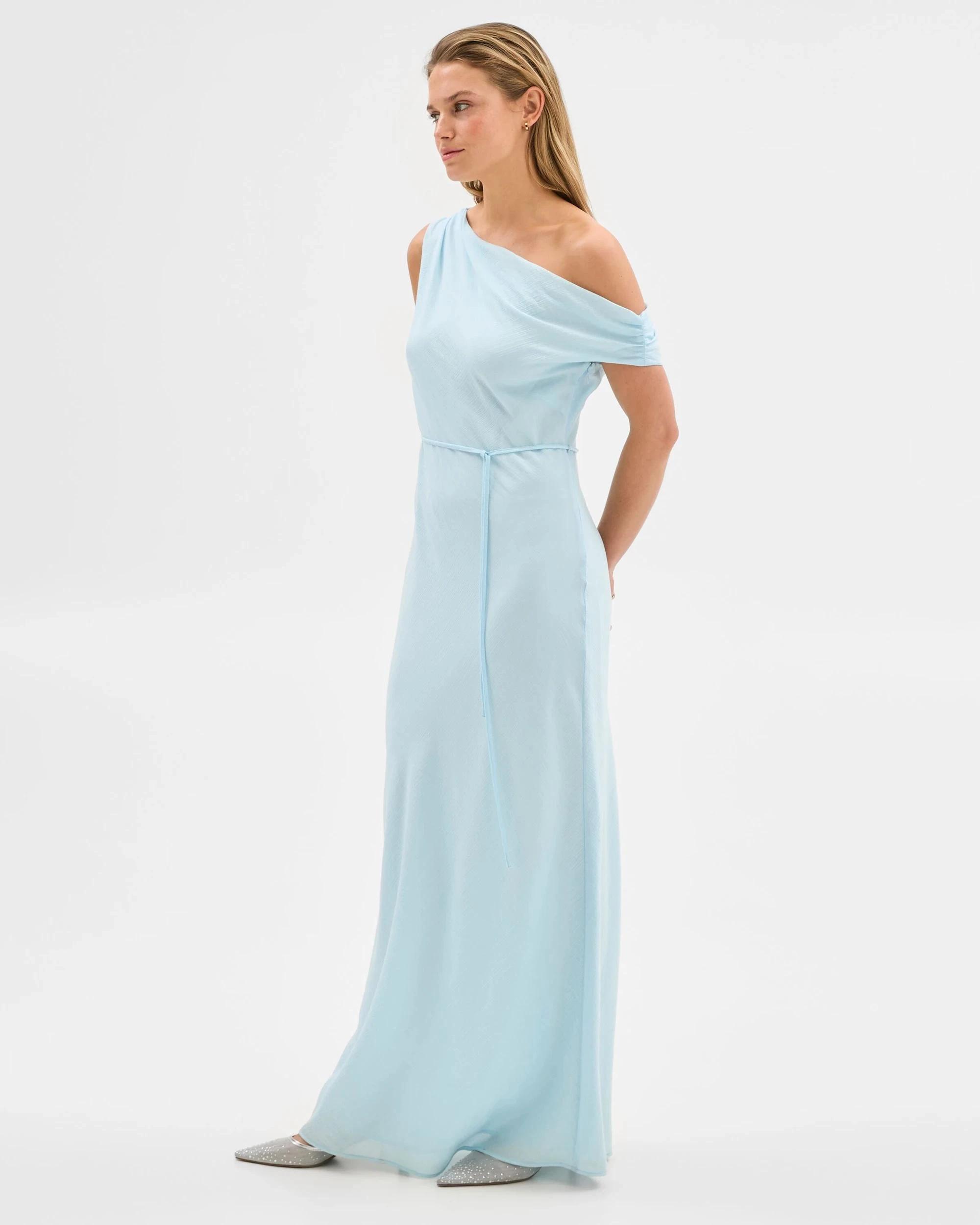1 Off The Shoulder Midi Dress - Lily Loves OMPHALODES, 1 of 7
