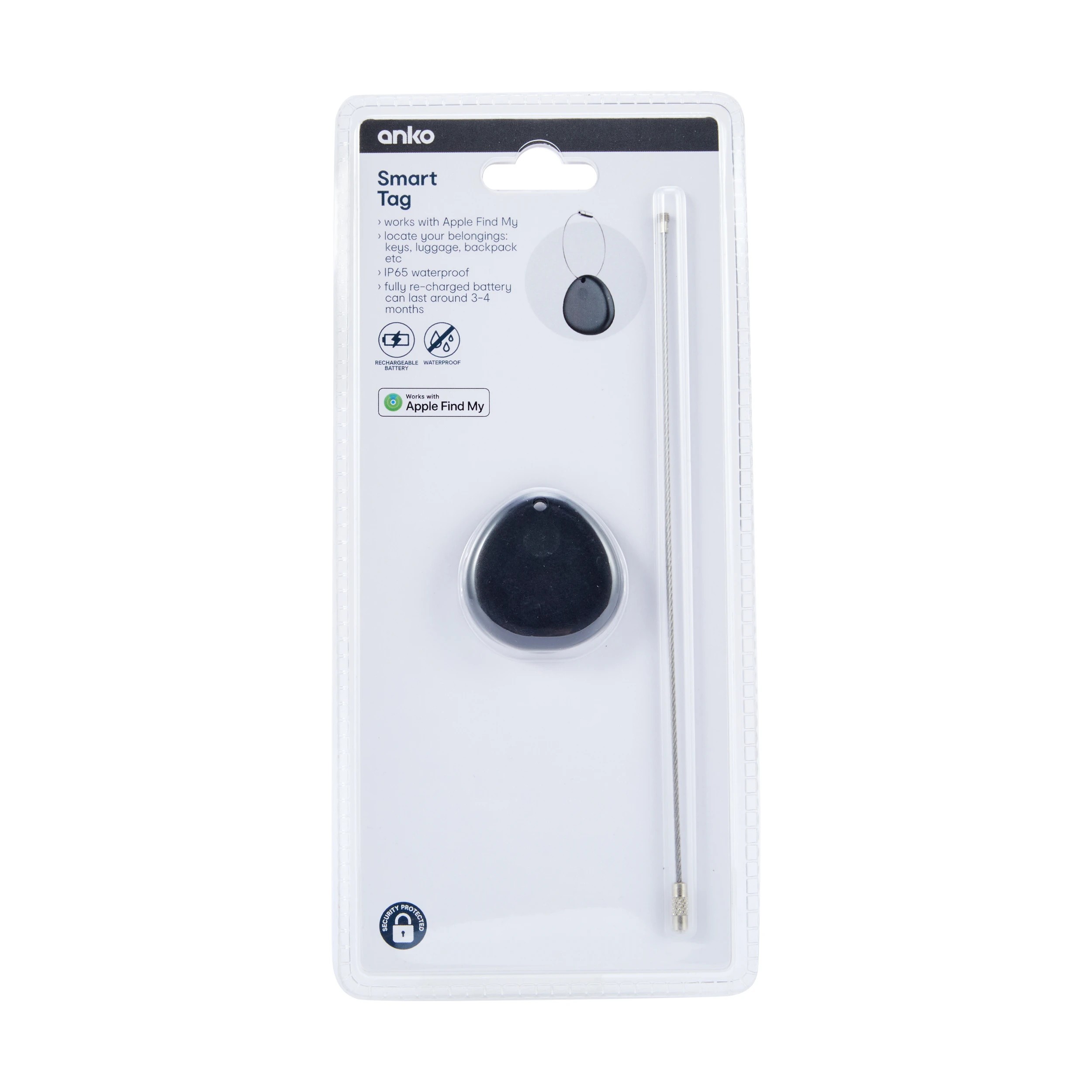 1 Smart Tag Type-C - Black, 1 of 4