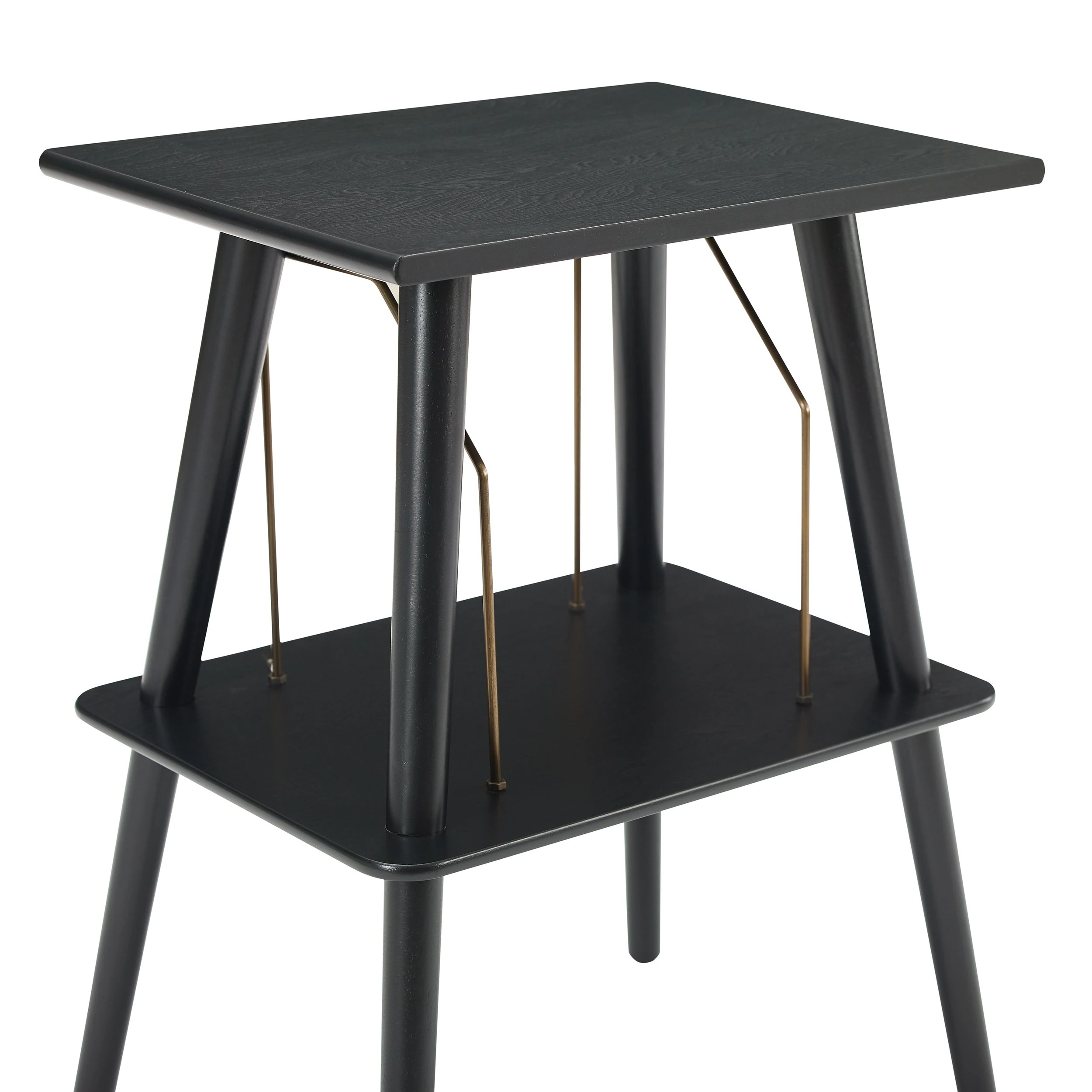 4 Crosley Manchester Entertainment Center Stand - Black, 4 of 6