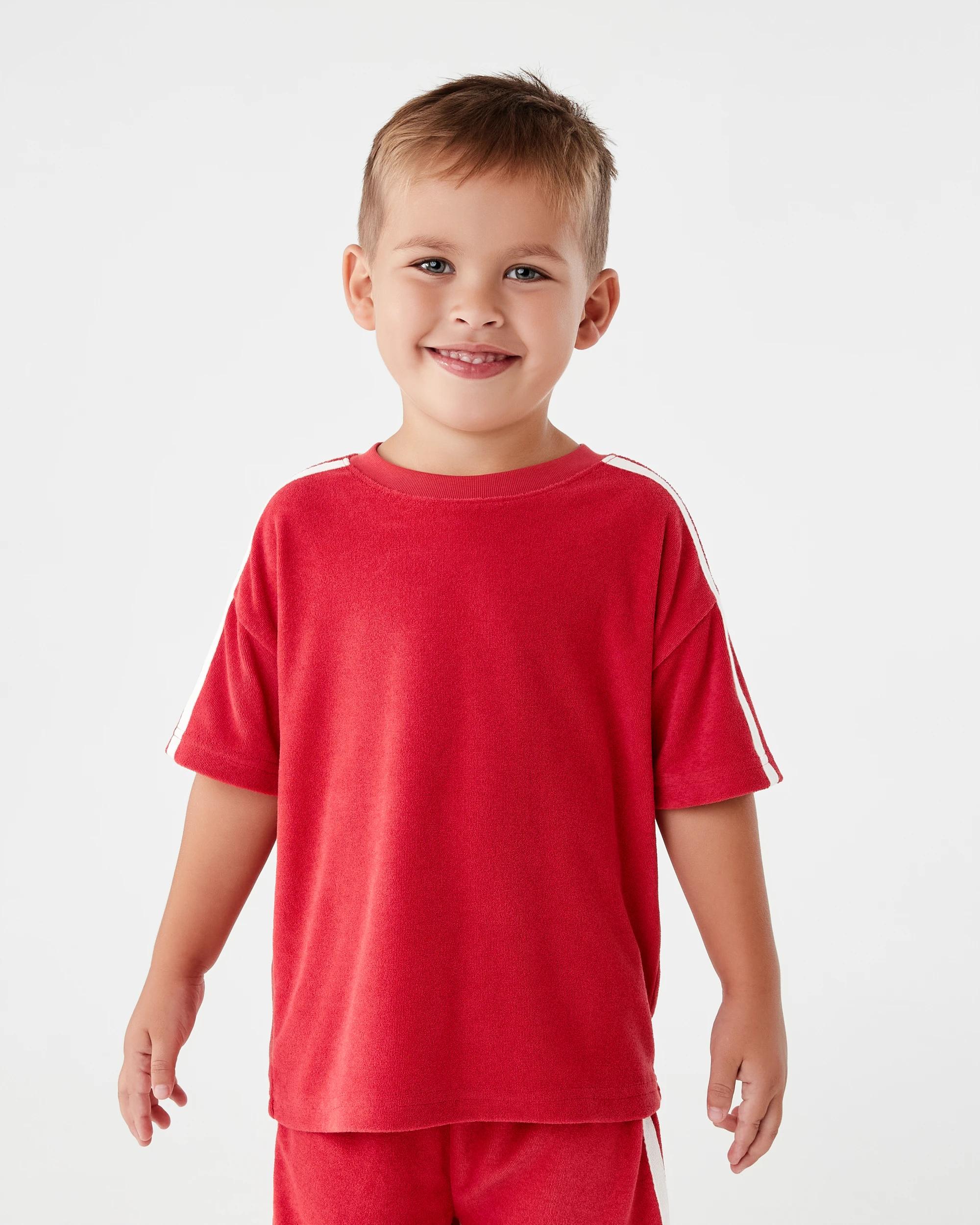 1 Terry Towelling T-shirt Bld Org, 1 of 7
