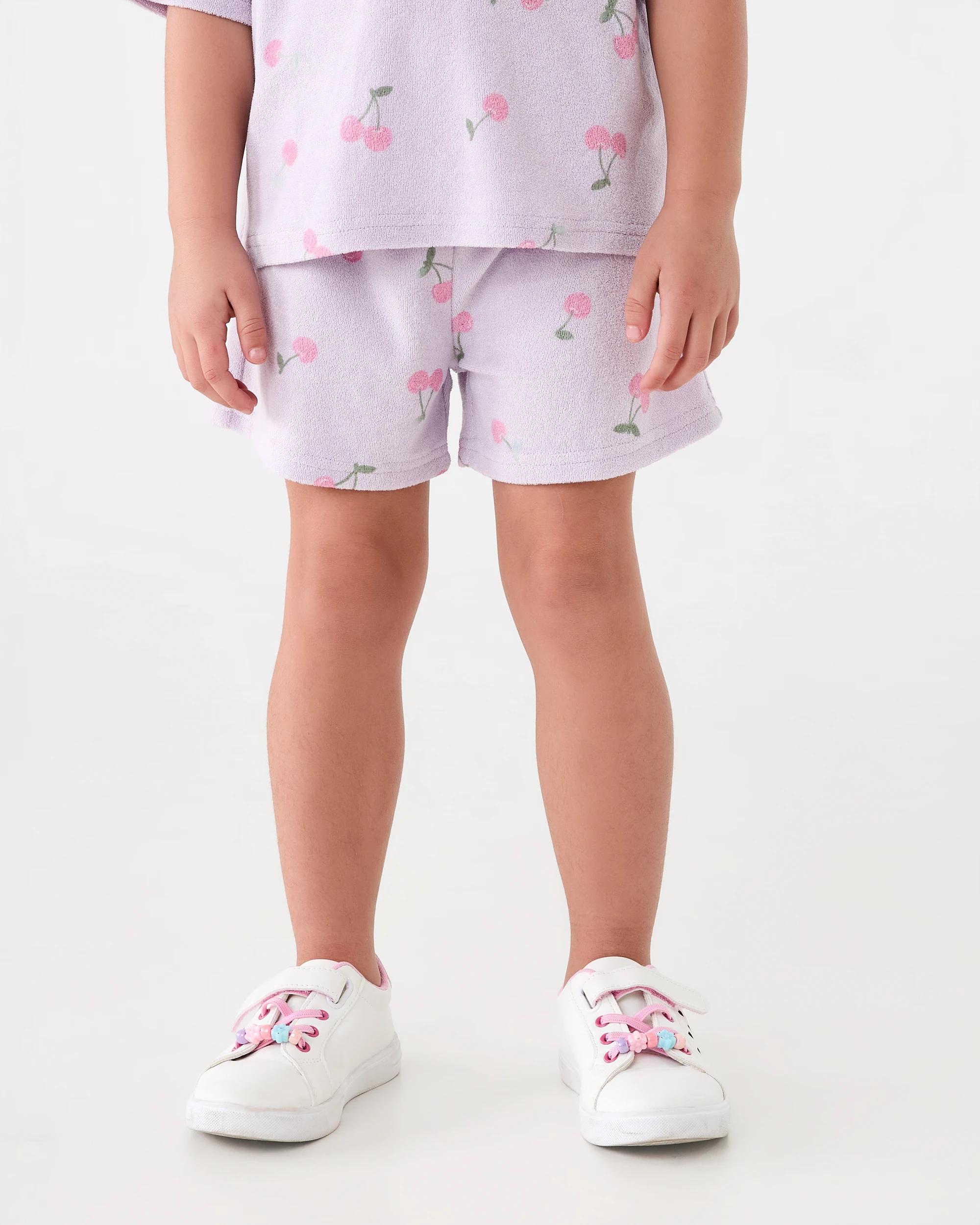 1 Terry Shorts Pur Cherry, 1 of 6