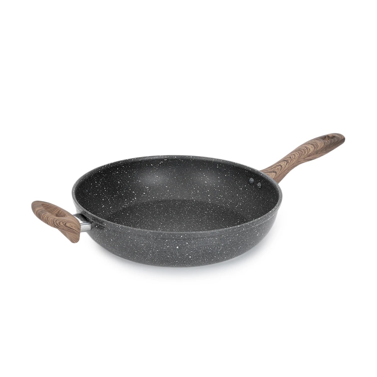 3 30cm Wood Look Non-Stick Saute Pan, 3 of 7