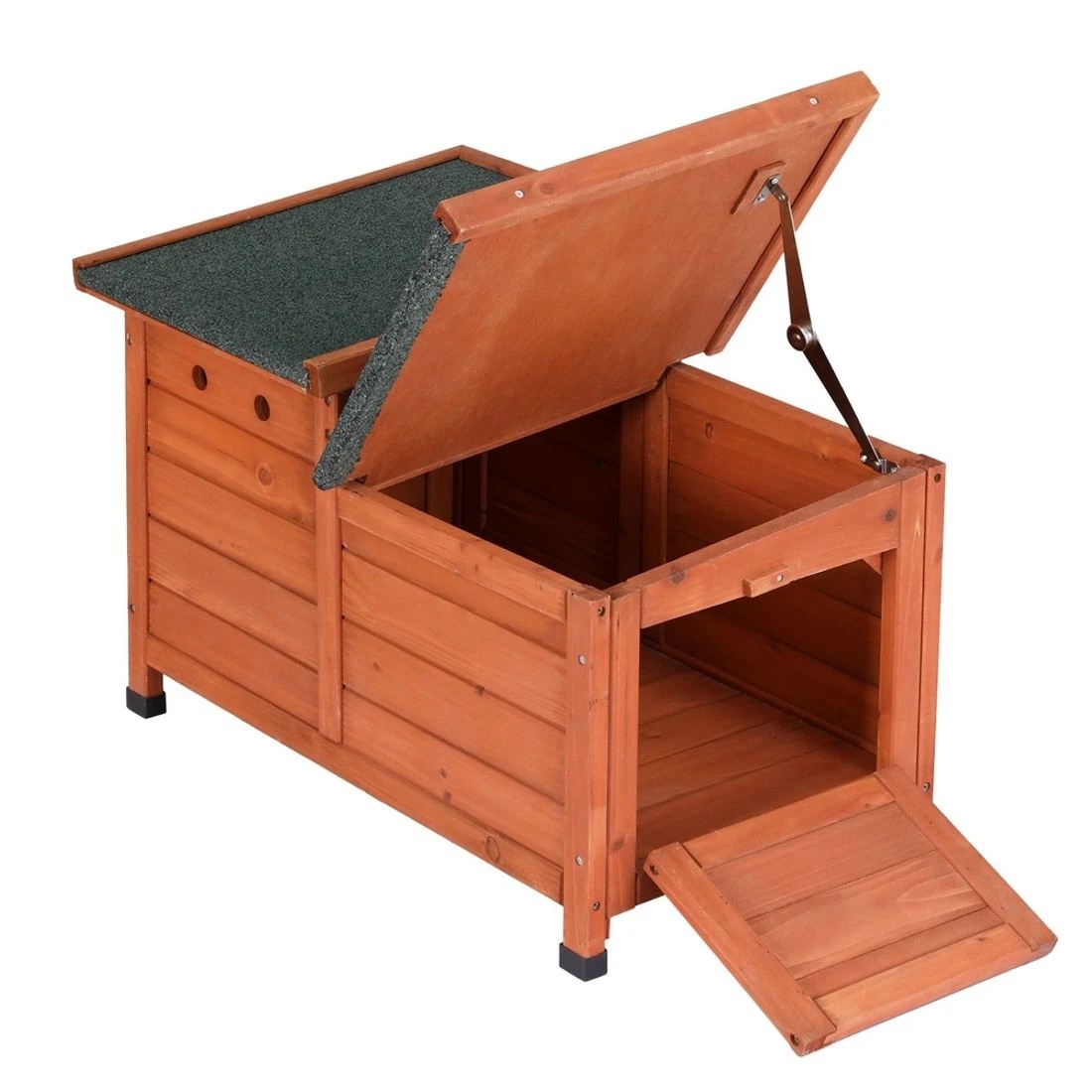 3 i.Pet Rabbit Hutch Outdoor Cat House Wooden Shelter Condo Small Enclosure - Multi, 3 of 6