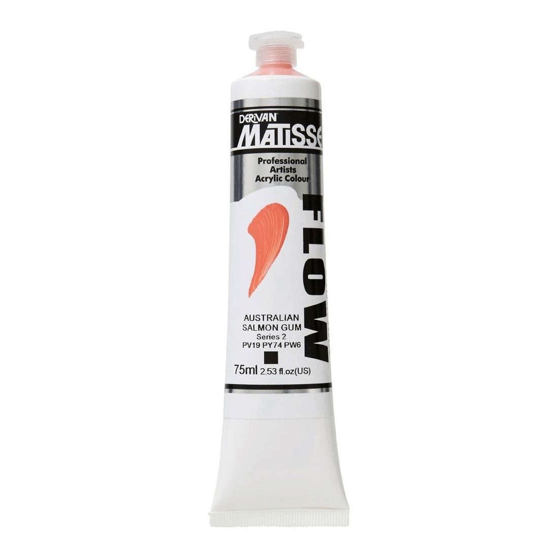 1 Derivan Matisse Flow Paint 75mL Australian Salmon Gum S2, 1 of 2