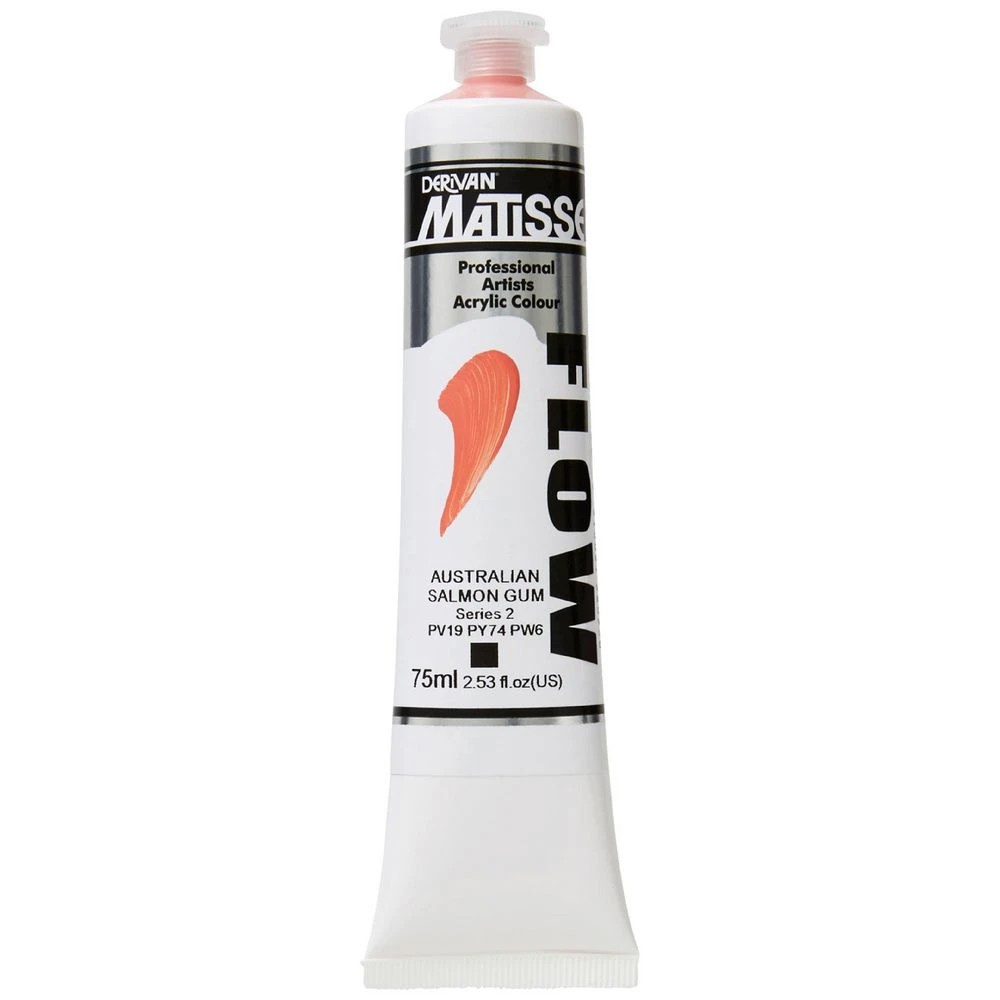1 Derivan Matisse Flow Paint 75mL Australian Salmon Gum S2, 1 of 2