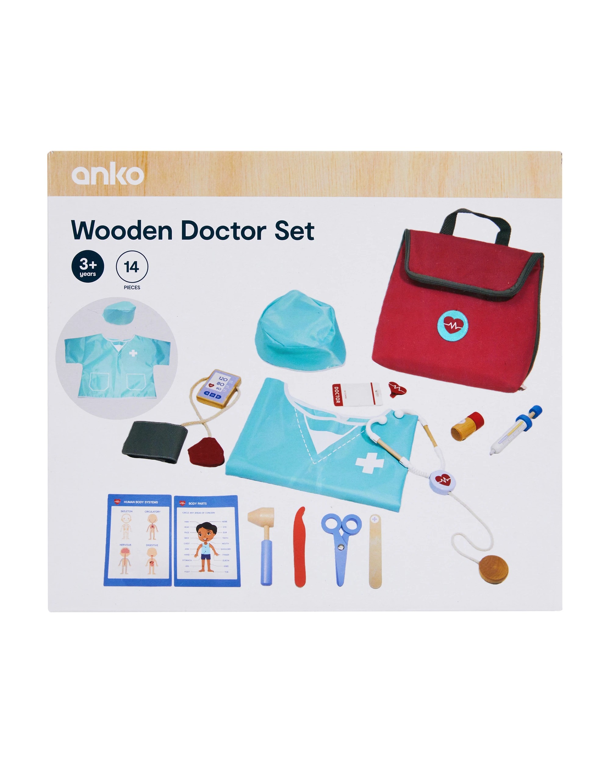 4 14 Piece Wooden Doctor Set, 4 of 4