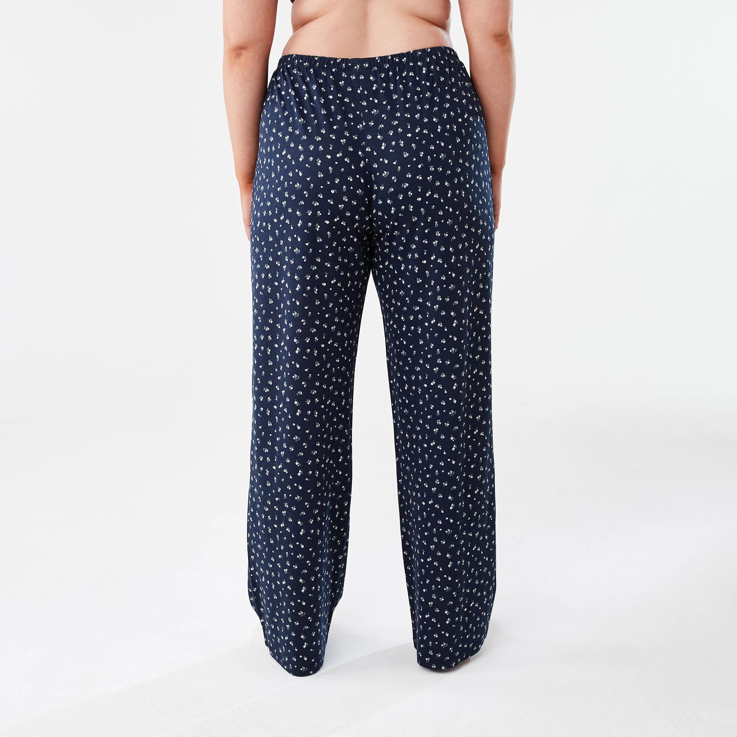 3 Print Knit Pants DITSY NAVY BLAZER, 3 of 4