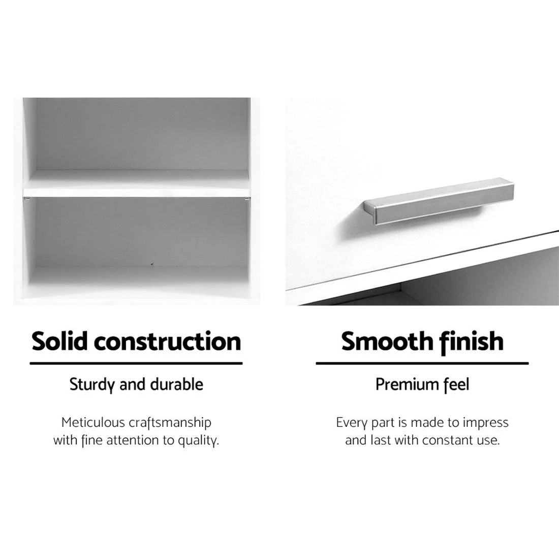 7 Artiss Bathroom Cabinet Storage 185cm
 - white, 7 of 8