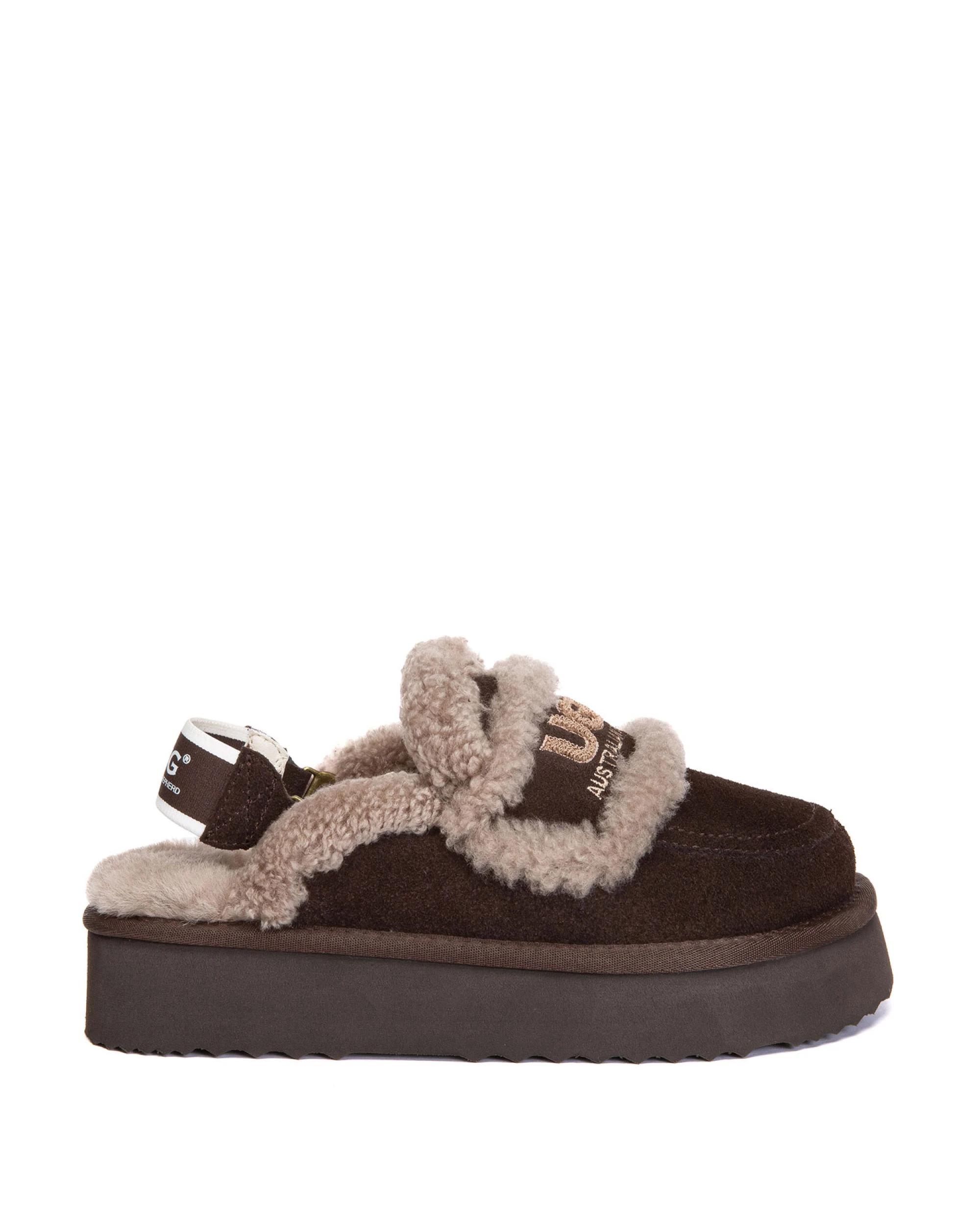 1 Australian Shepherd UGG Womens Rilee Platform CHOCOLATE, 1 of 5