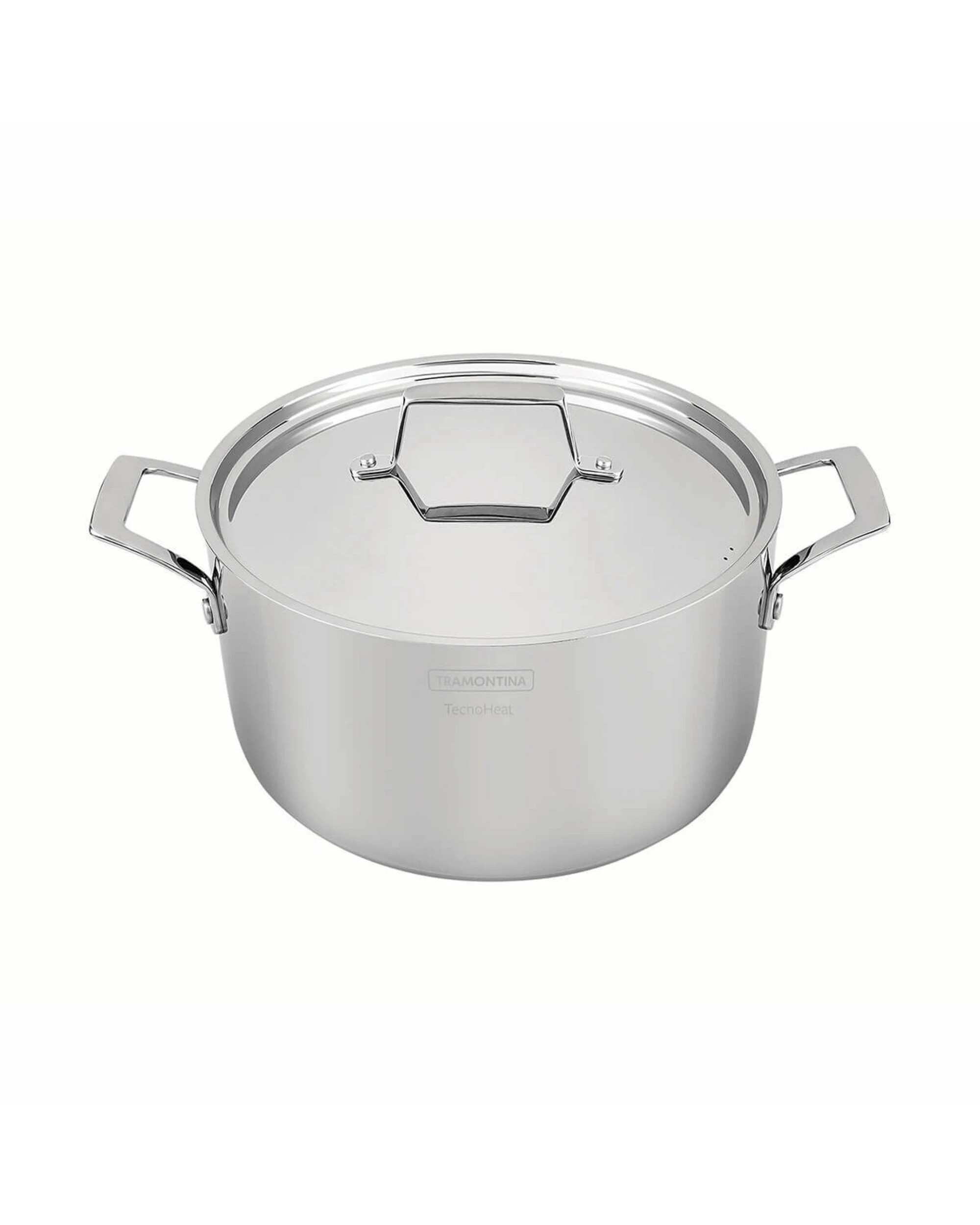 2 Tramontina Grano 24cm 5.8L Stainless Steel Deep Casserole, 2 of 5
