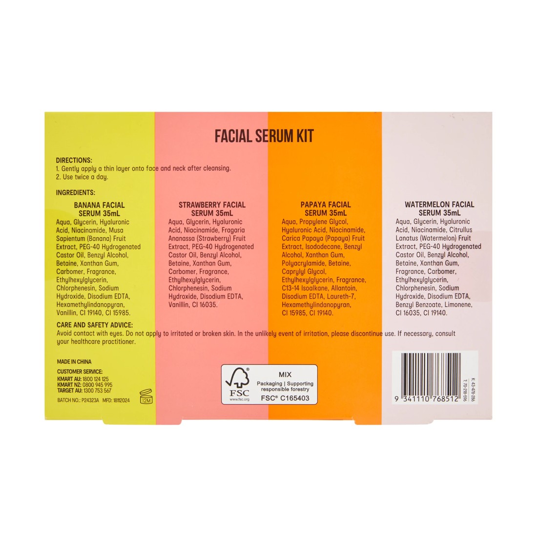 8 OXX Skincare Facial Serum Kit - Niacinamide and Hyaluronic Acid, 8 of 8