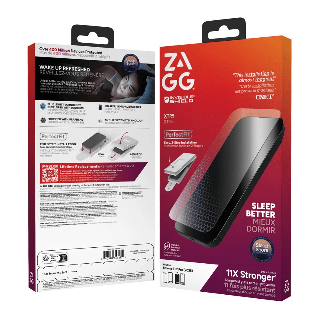 5 ZAGG InvisibleShield Glass XTR5 Scrn Prtctr iPhone 17 Pro, 5 of 5