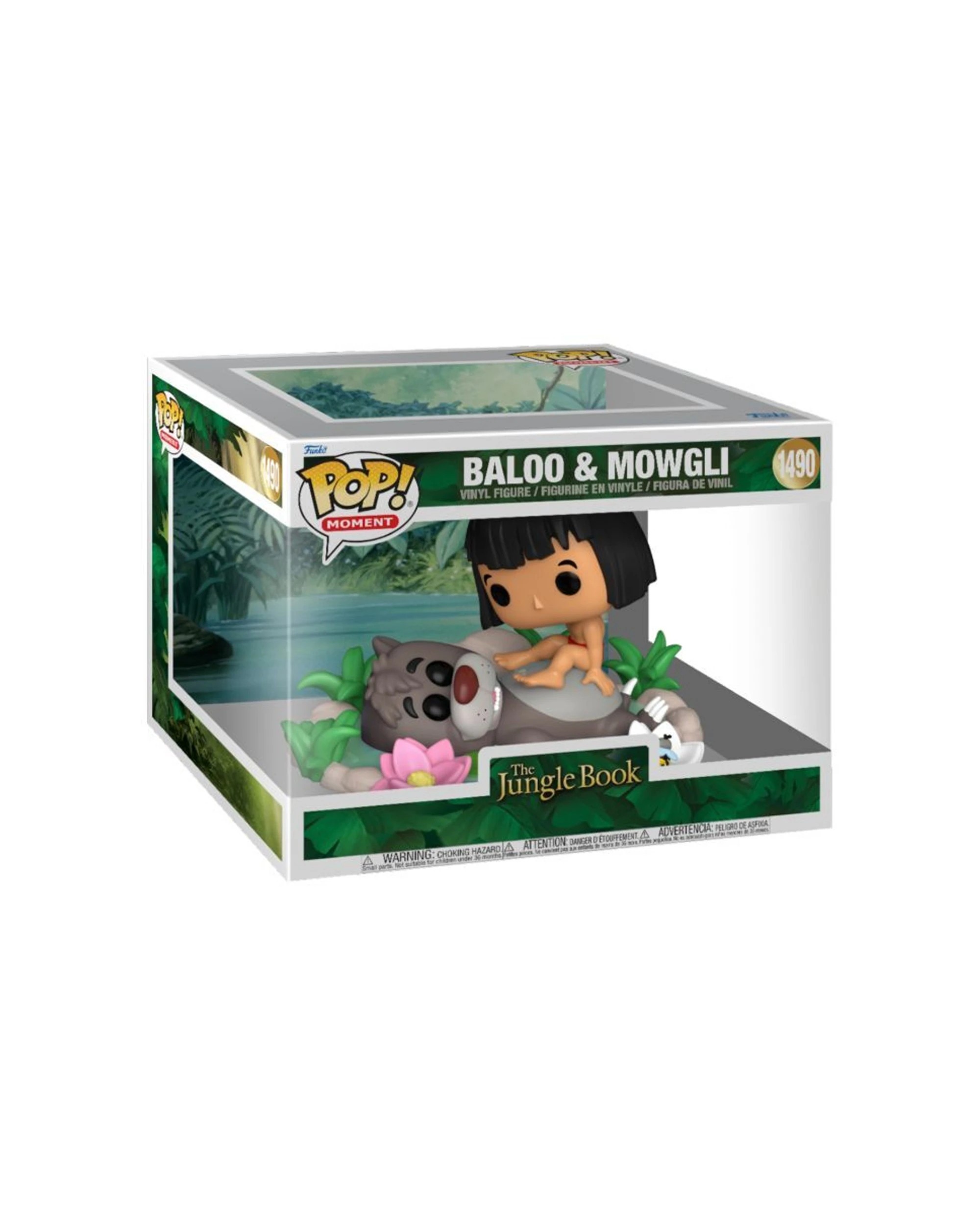 2 Funko Jungle Book Baloo And Mowgli Pop Moment Kids Figure Toy Collectible - Multi, 2 of 3