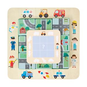 16 Piece Wooden Wayfinding Puzzle