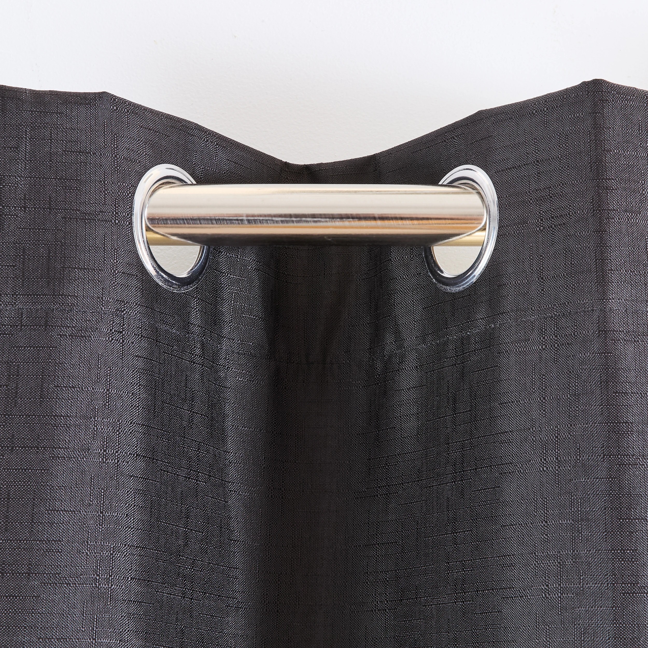 3 Monaco Long Block Out Curtain - Black - 140cm x 250cm, 3 of 5