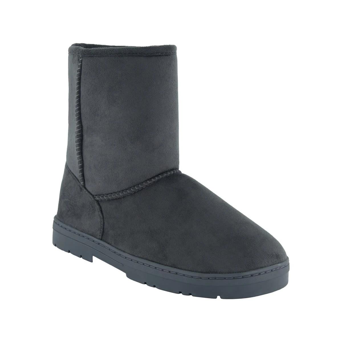 1 Hardsole Slipper Boots Char Grey, 1 of 3