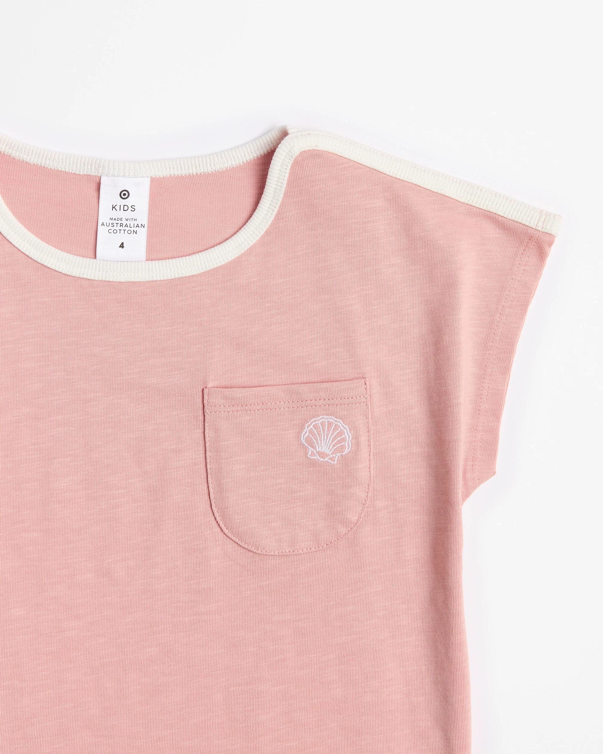 7 Target Australian Cotton Drop Shoulder T-shirt PINK, 7 of 8