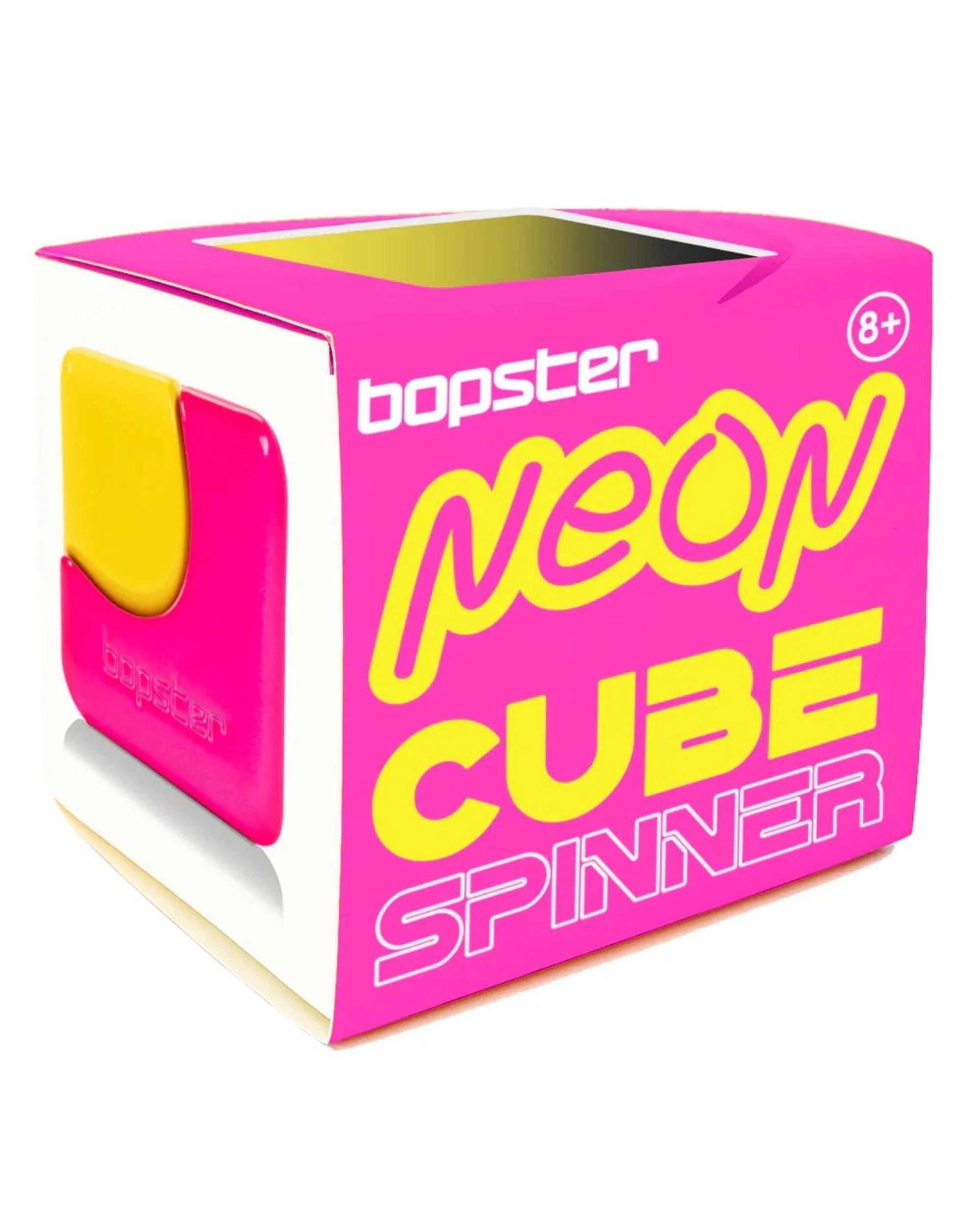 1 Bopster Neon Fidget Cube Spinner - Neon Pink - Pink, 1 of 2