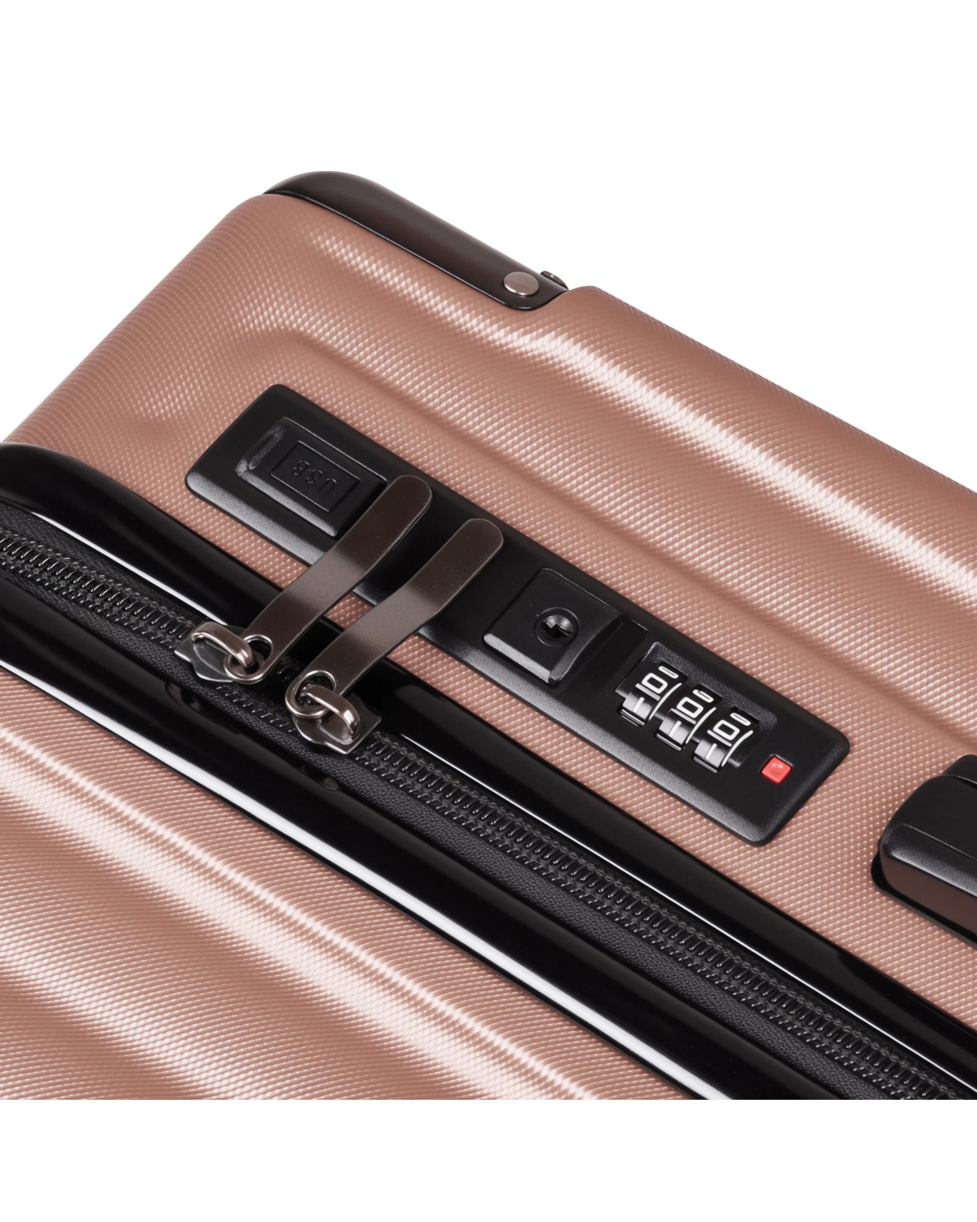 5 Advwin 2 Pcs Luggage Sets with Cup Holder - Pink, 5 of 8