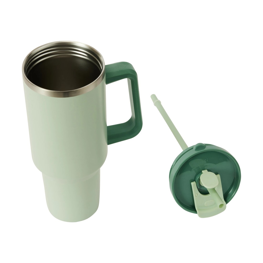 3 1.18L Sage Jumbo Tumbler with Handle, 3 of 6