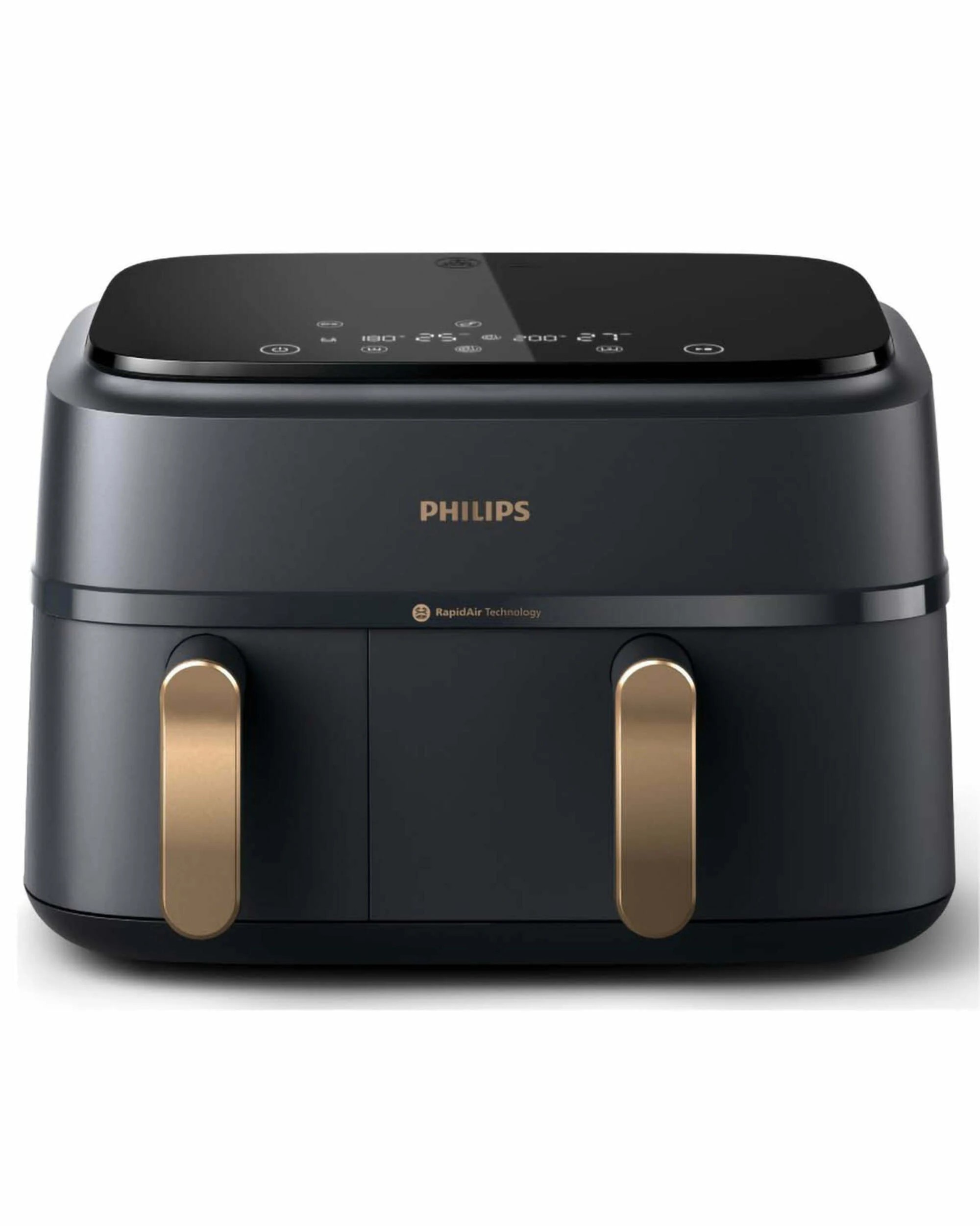 1 Philips 3000 Series Dual Basket Airfryer - Black - BLACK, 1 of 5