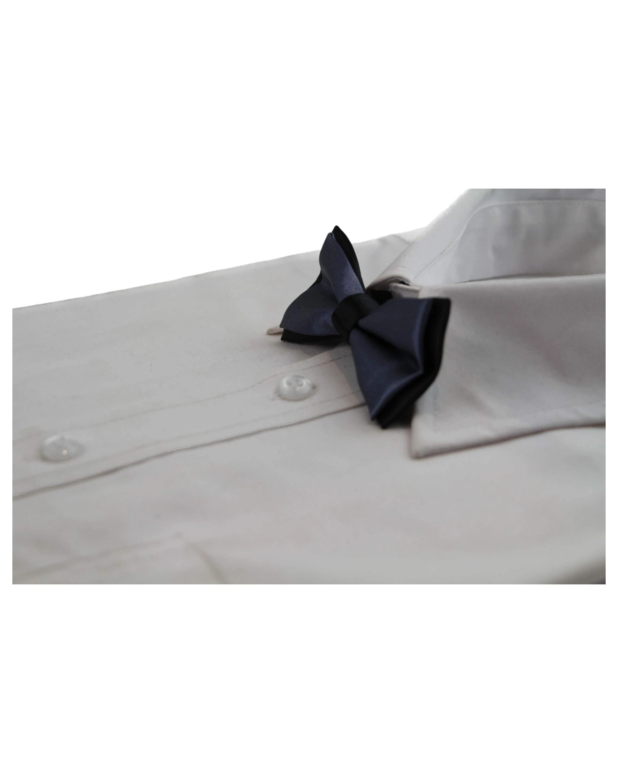 1 Zasel Boys Gunmetal Two Tone Layer Bow Tie - Multi - Multi, 1 of 5