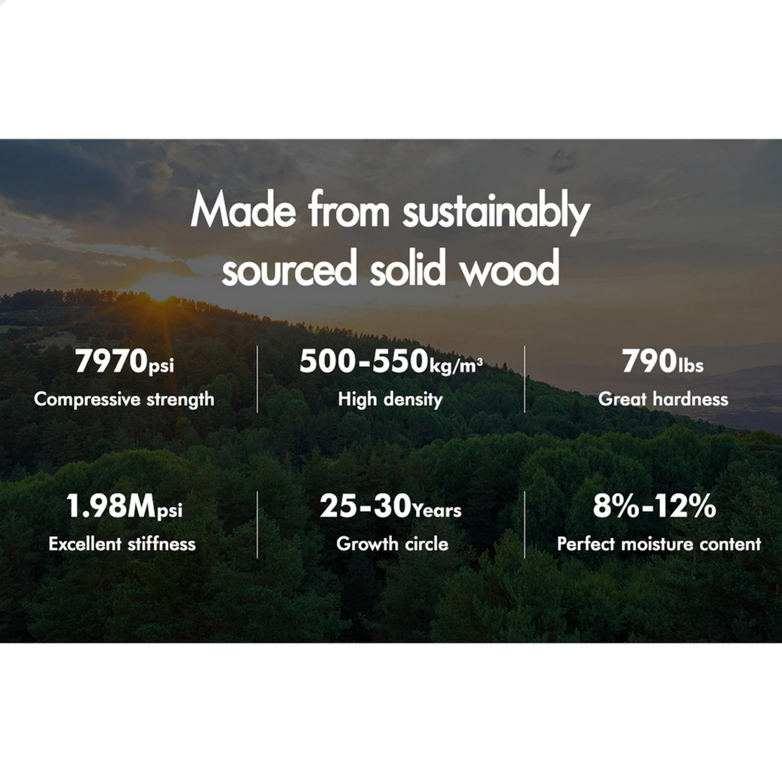 10 Alfordson Bed Frame King Size Wooden Platform Mattress Base Boucle Fabric - White, 10 of 10