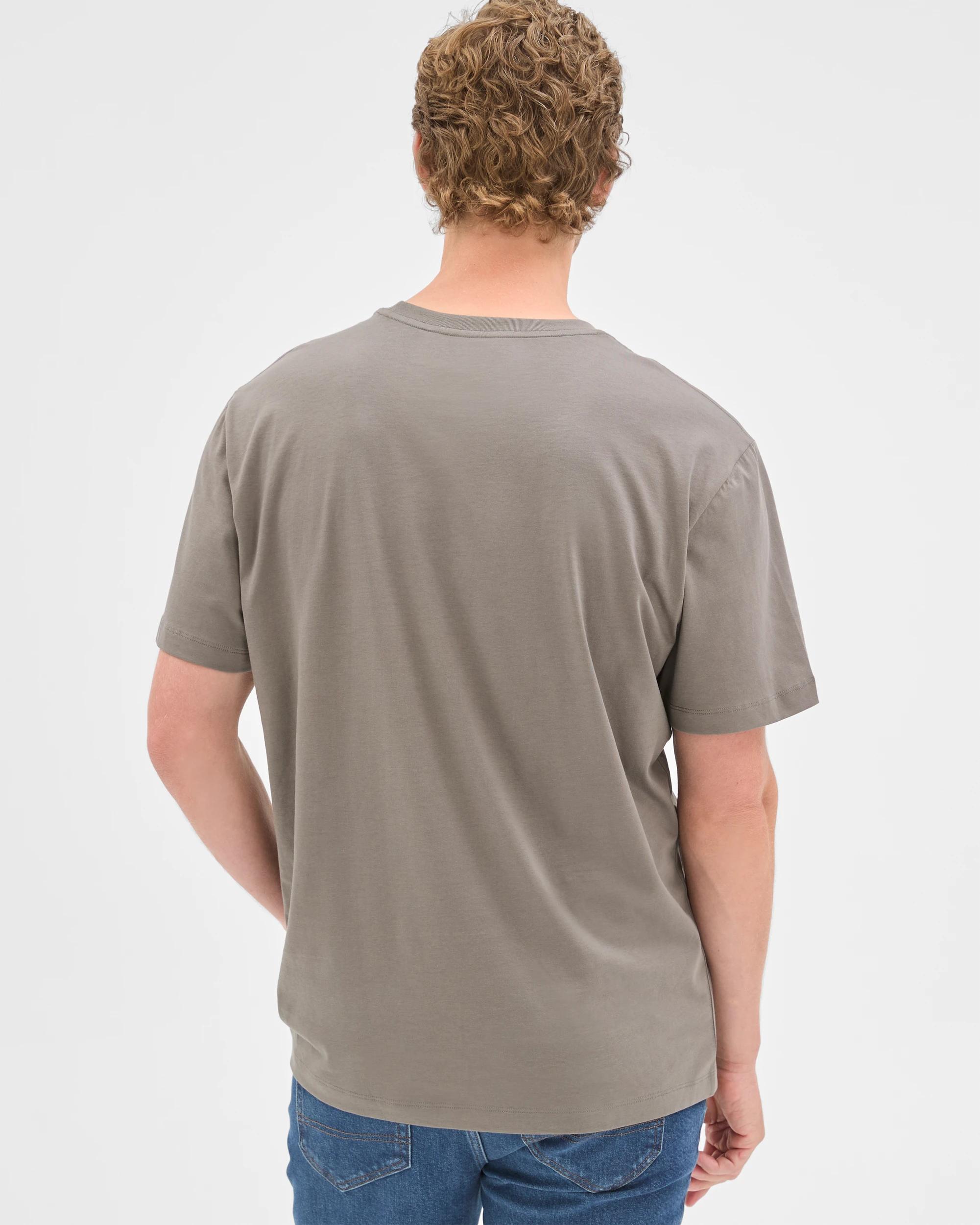 6 Target Man Australian Cotton Blend Abstract T-Shirt SHIITAKE MARLE, 6 of 6