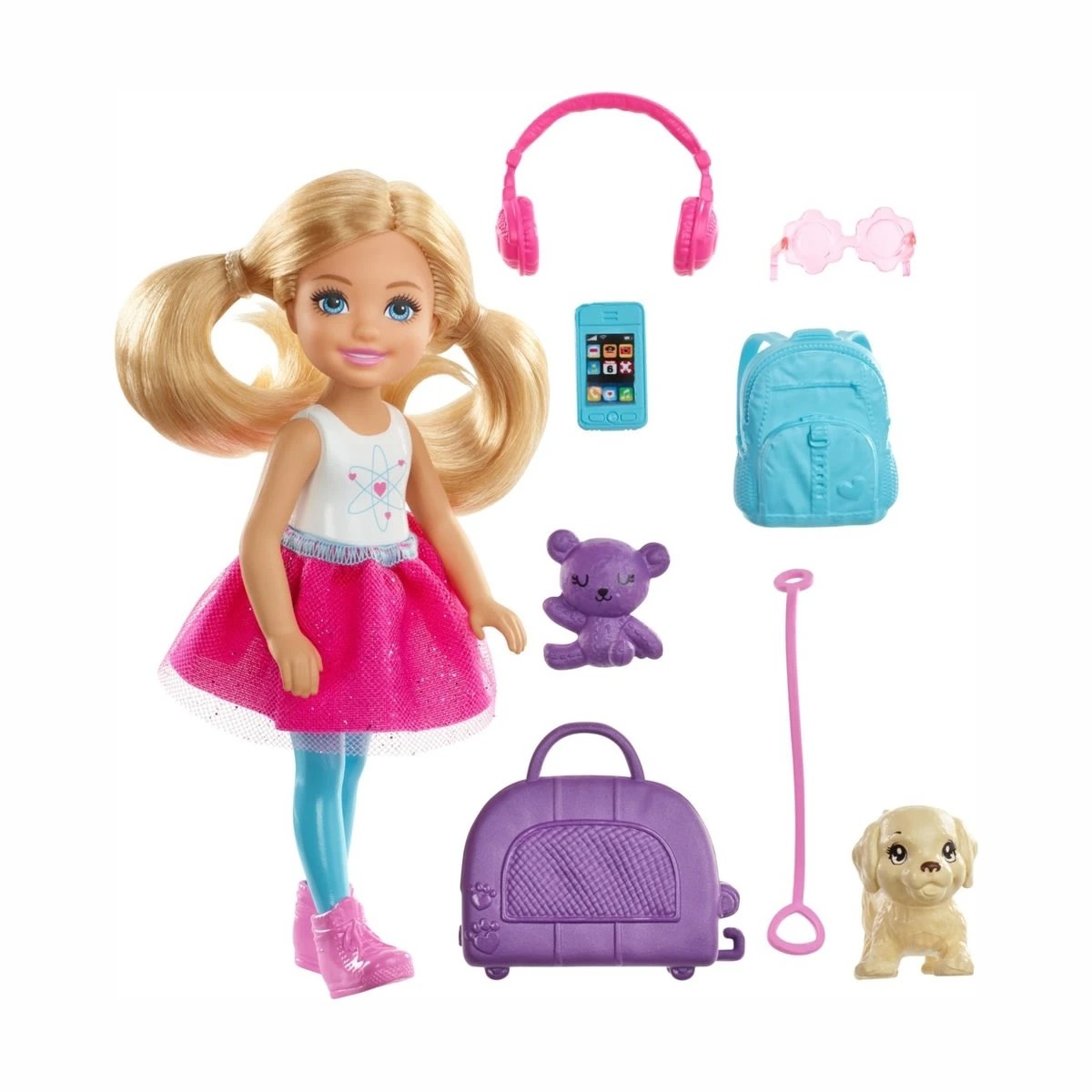 2 Barbie Chelsea Travel Doll Playset, 2 of 4