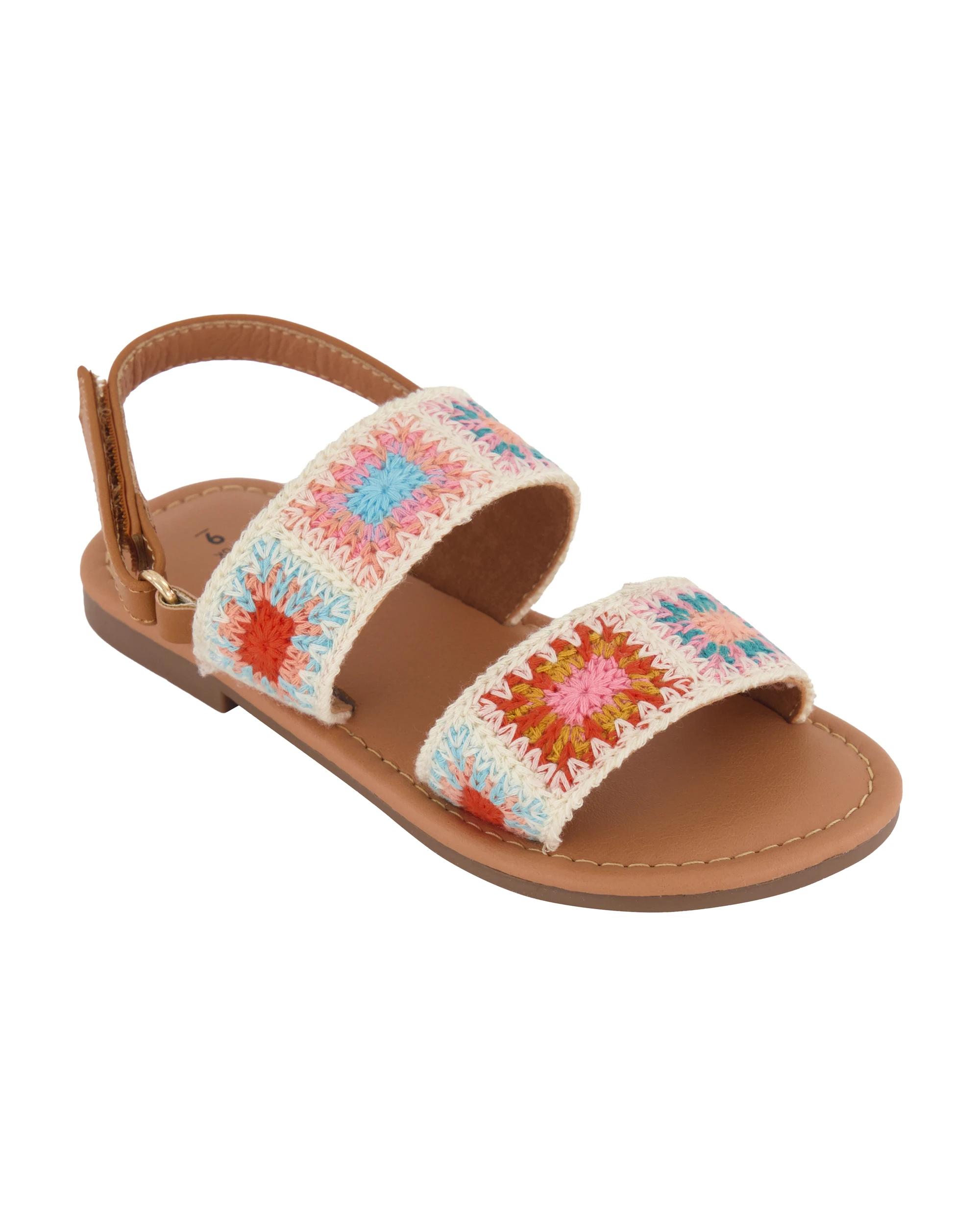 1 Junior Plaided Sandals Dbl Plait, 1 of 4